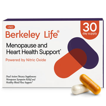 Berkeley Life Menopause and Heart Health Support Supplements - Hormone-Free Dual-Action Nitric Oxide Supplement for Menopause Symptom Relief & Healthy Blood Flow Support for Women - 60 Capsules Berkeley Life buy supplements canada