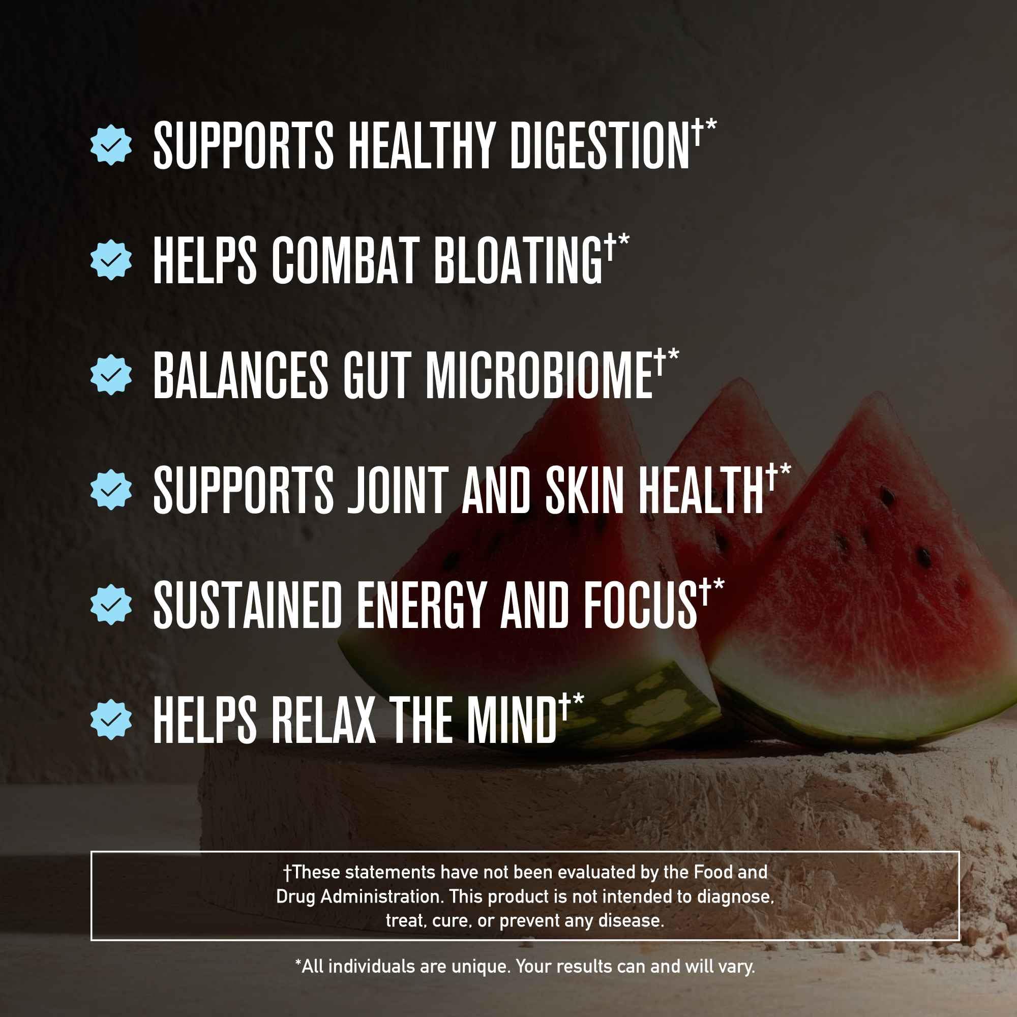 ROUNDHOUSE PROVISION Morning Kick by Chuck Norris - Watermelon Mint Flavor - Greens Superfood Powder with Probiotics, Collagen Peptides & Ashwagandha to Help Support Gut & Joint Health, 3 Pack ROUNDHOUSE PROVISION buy supplements canada
