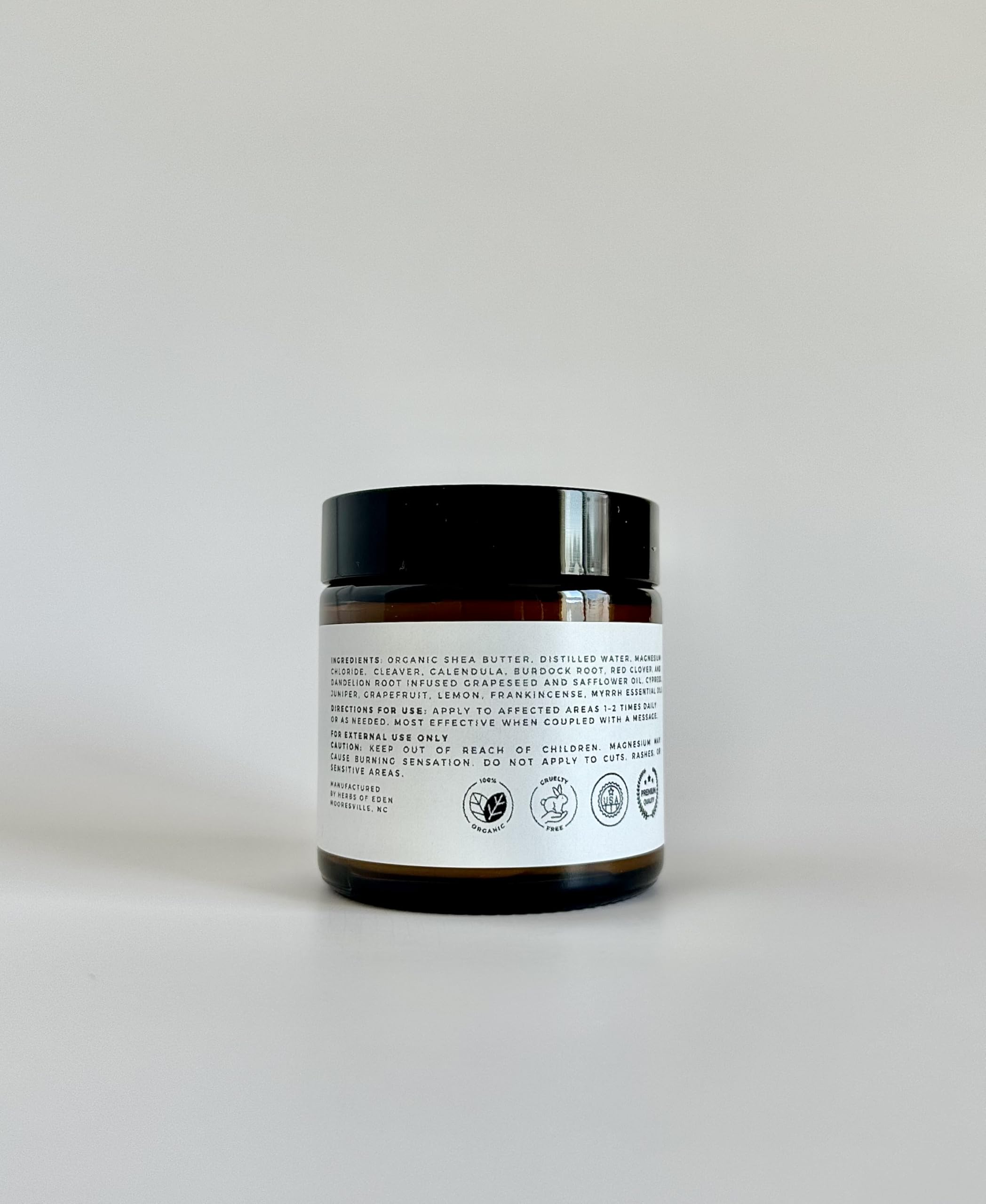 Organic Lymphatic Massage Cream with Magnesium – Natural Topical Cream | Stimulate Lymph Fluid | Family Owned, Made in USA Herbs of Eden buy supplements canada