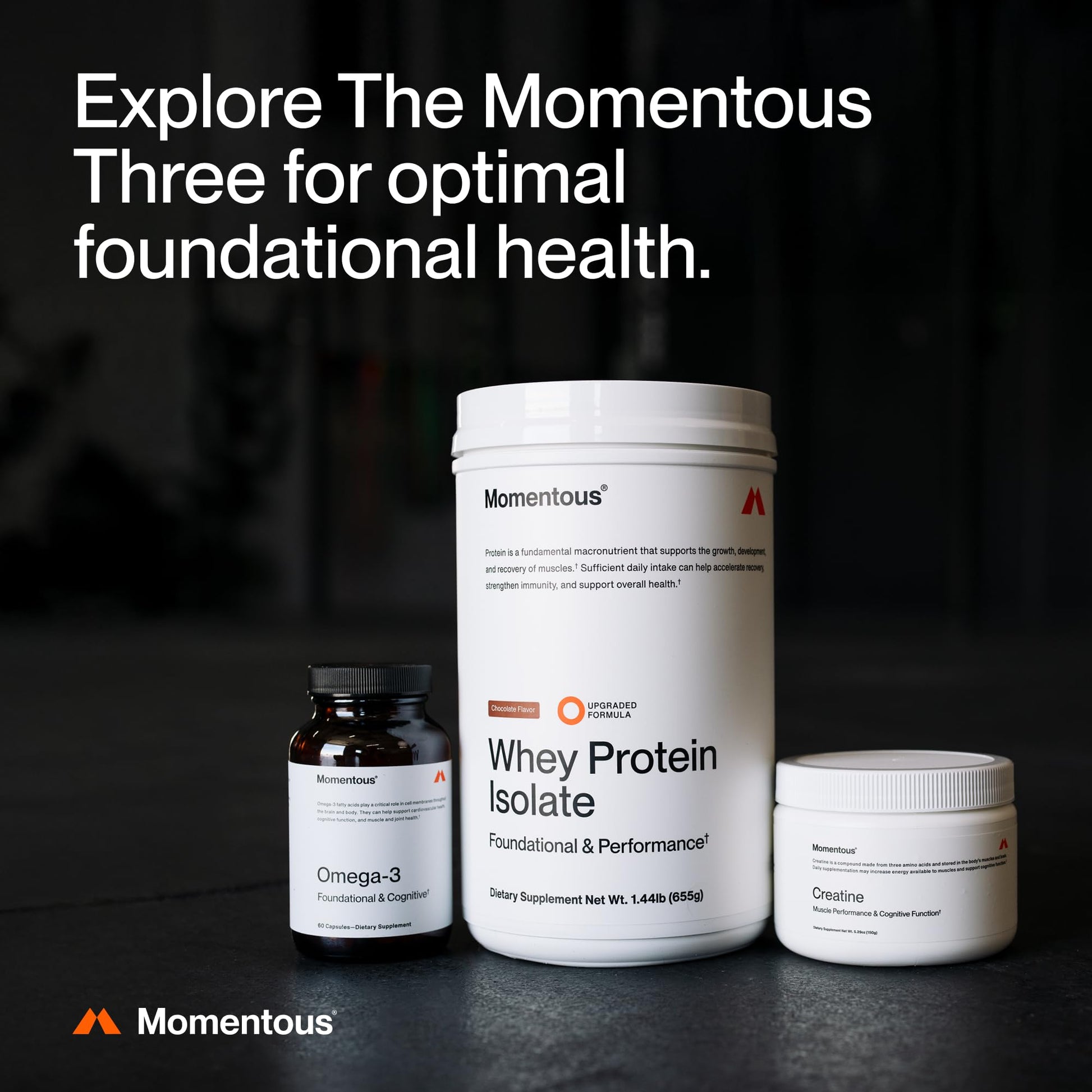 Momentous Creatine Monohydrate Powder - Creatine Powder - Supports Strength, Lean Muscle, & Recovery for Men & Women - NSF Certified for Sport - 5 g per Serving - 30 Servings Momentous buy supplements canada