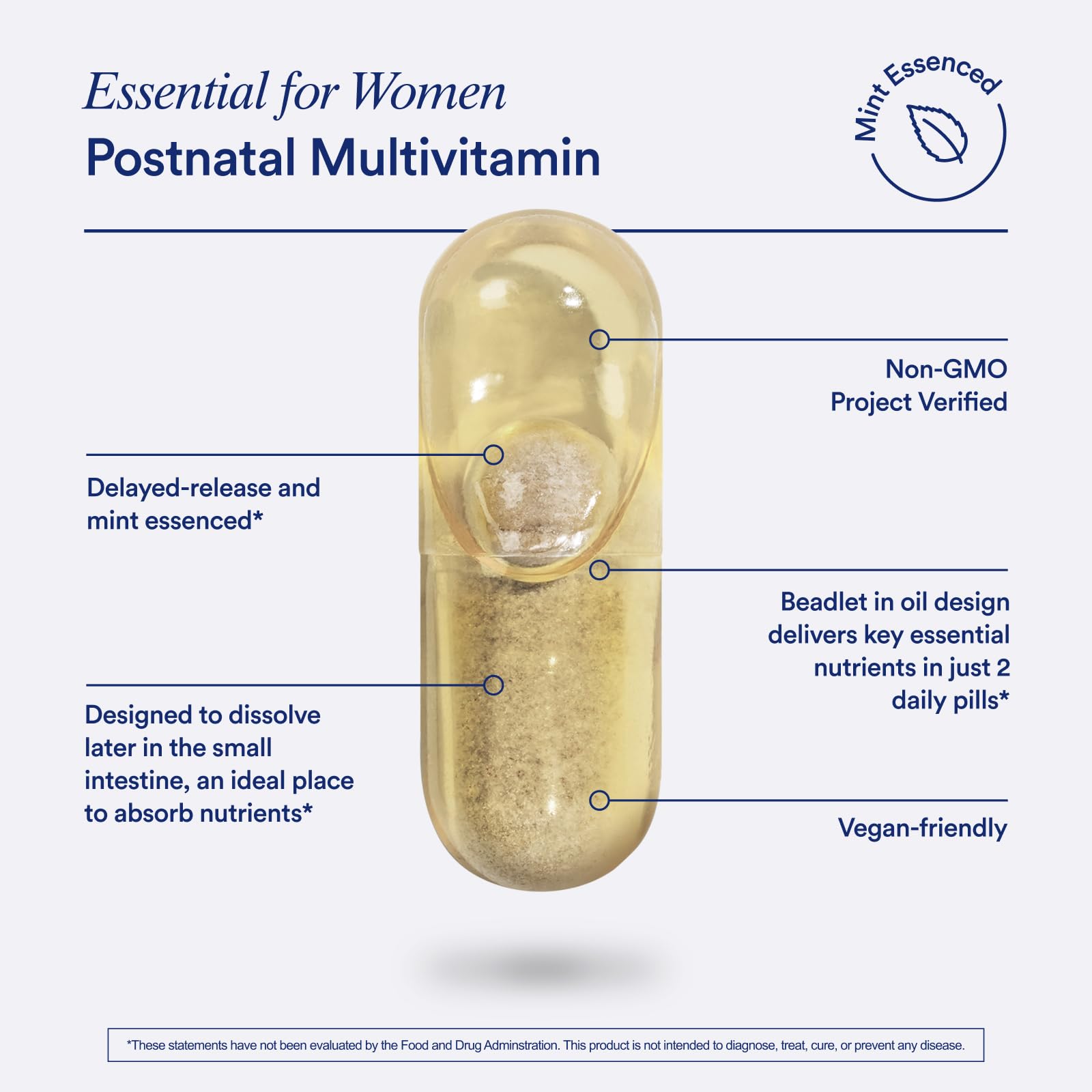 Ritual Essential for Women Postnatal Multivitamin - Postpartum Vitamin - Omega-3 DHA & Choline for Lactation Support, Vitamin A, C, D3 & Zinc Ritual buy supplements canada