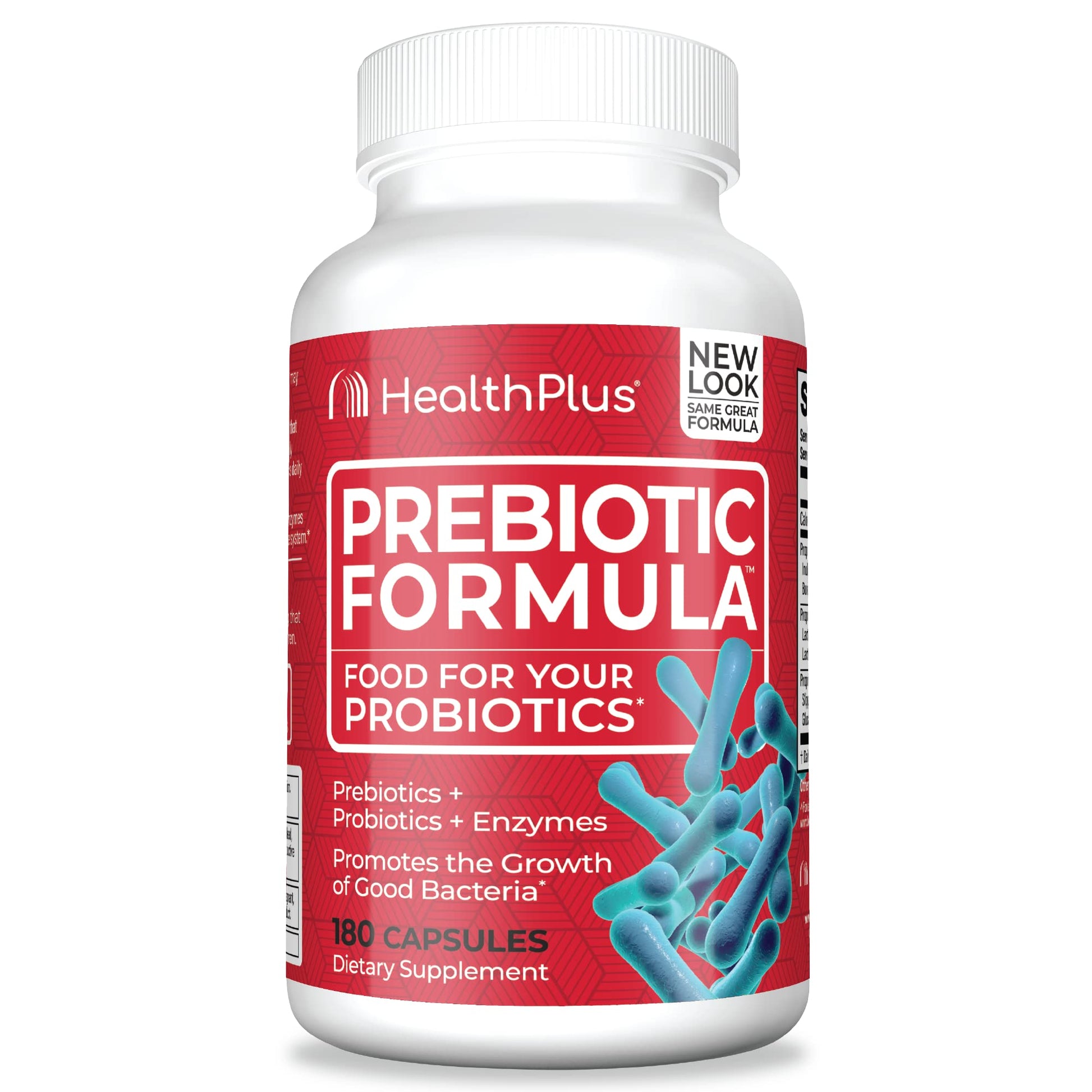 Health Plus Prebiotic Formula - Probiotics + Prebiotics + Digestive Enzymes - Gluten Free, Dairy Free, Natural Herbal Ingredients Health Plus buy supplements canada