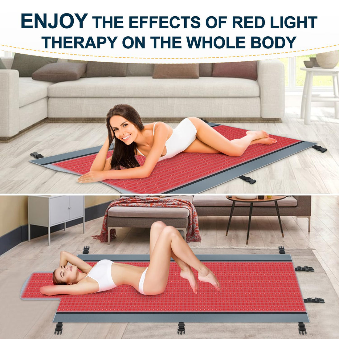 Red Light Therapy for Body - Full Body Red Light Therapy Mat, 71.0x33.33in, 2570Pcs Kaoudt buy supplements canada