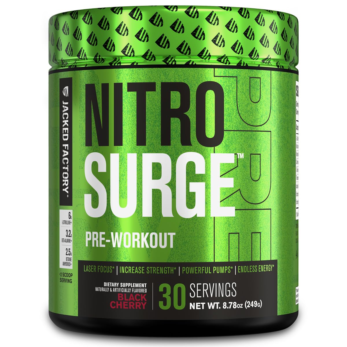 NITROSURGE Pre Workout Supplement - Endless Energy, Instant Strength Gains Jacked Factory buy supplements canada
