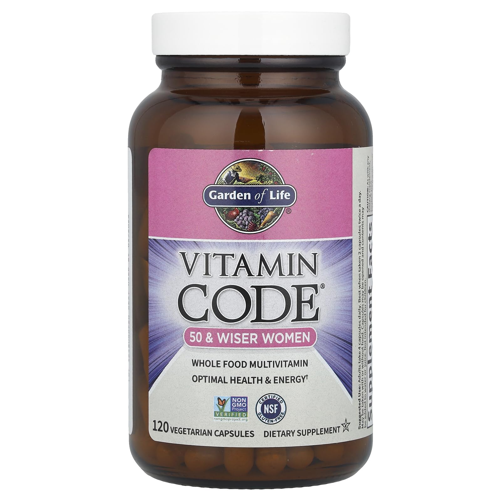 Garden of Life Vitamin Code Multivitamin for Women 50 & Over, B Vitamins, A, C, D3, E & K, CoQ10, Probiotics & Enzymes, for Women 50 Plus, 120 Capsules Garden of Life buy supplements canada