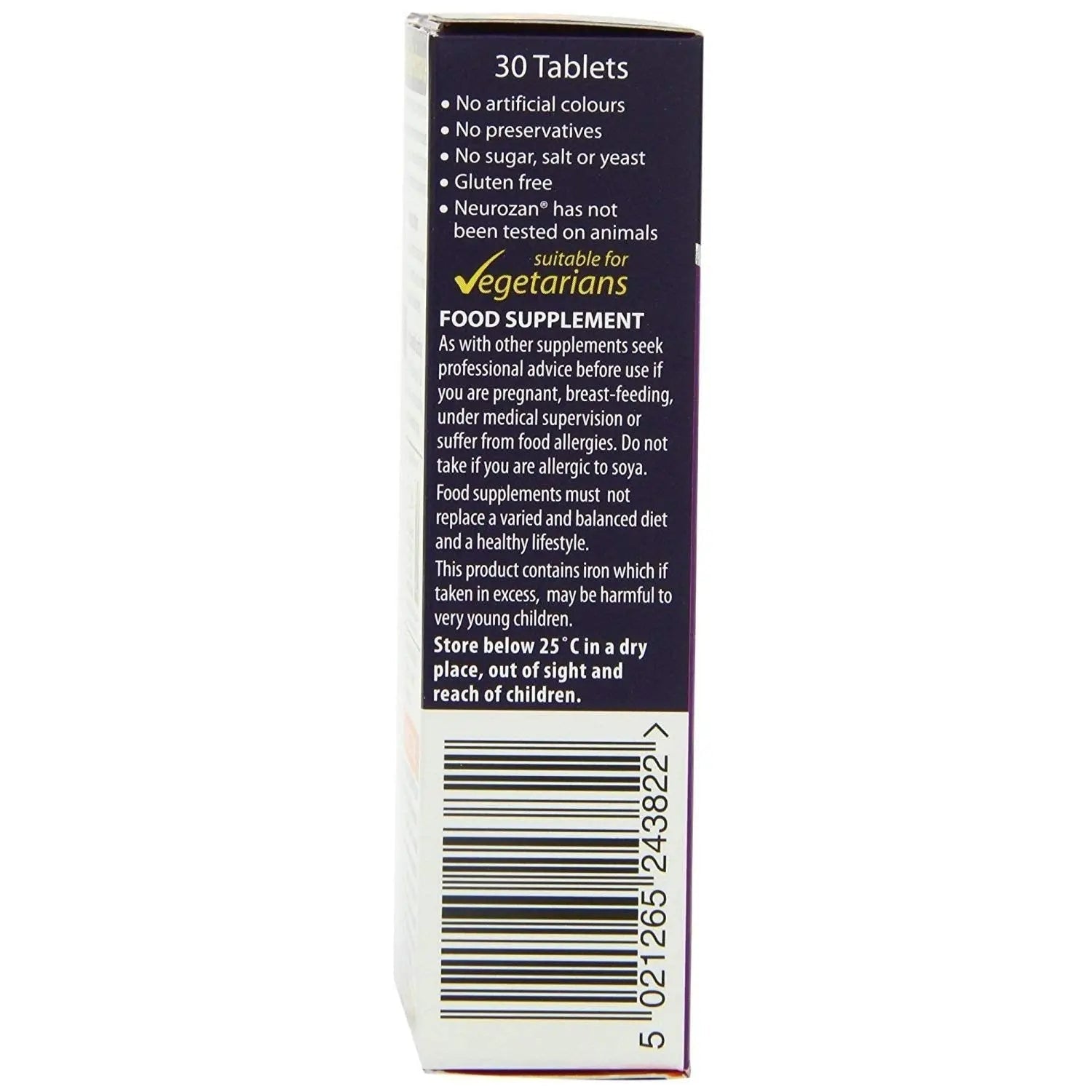 Vitabiotics Neurozan (30 Tablets) X 2 Twin Deal Pack 30Tabs Vitabiotics buy supplements canada