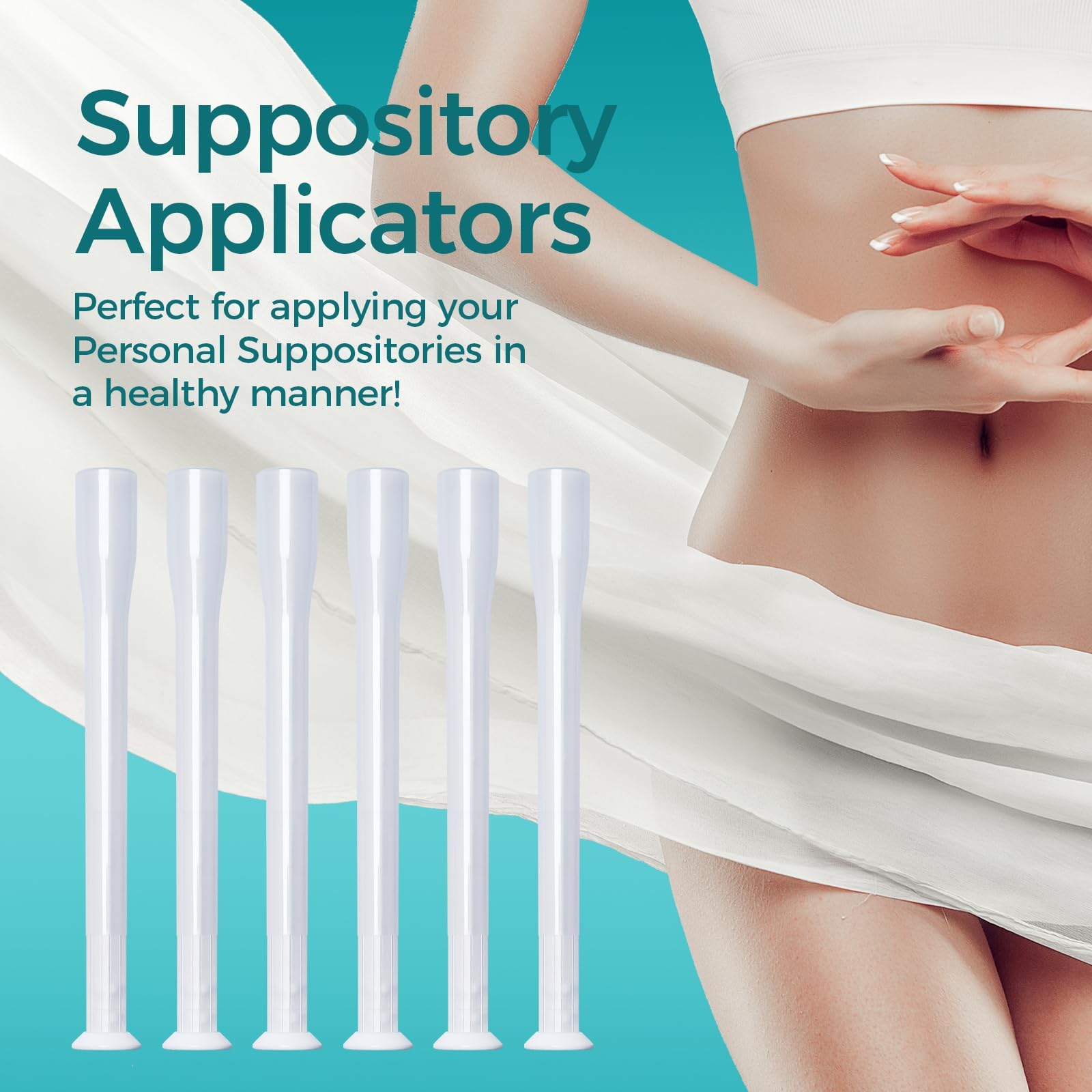 Dizzily 30 Pack Disposable Vaginal Suppository Applicators for Women, Individually Wrapped, Hygienic - Fits Most Boric Acid Suppositories, Pills, Tablet, Cap-sules and Feminine Care Applicator Dizzily buy supplements canada
