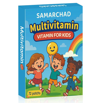SAMARCHAD Kids Multivitamin Patches Daily Vitamin Patch for Children Natural, Sugar-Free No Swallowing Immune & Growth Support SAMARCHAD buy supplements canada