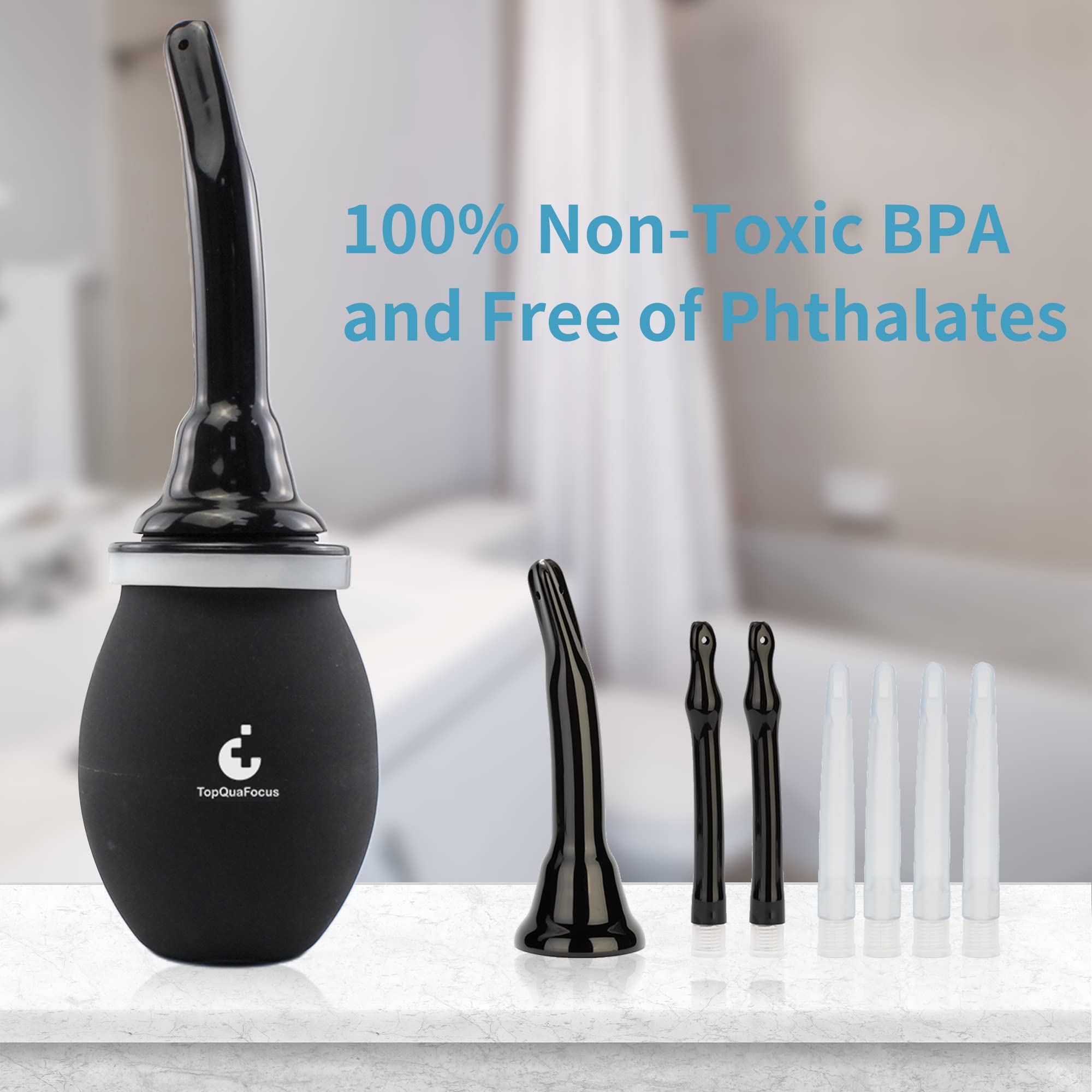 TopQuaFocus 14.5OZ Large Enema Bulb Kit Douche Bulb for Men Women Colon Cleaning Feminine TopQuaFocus buy supplements canada