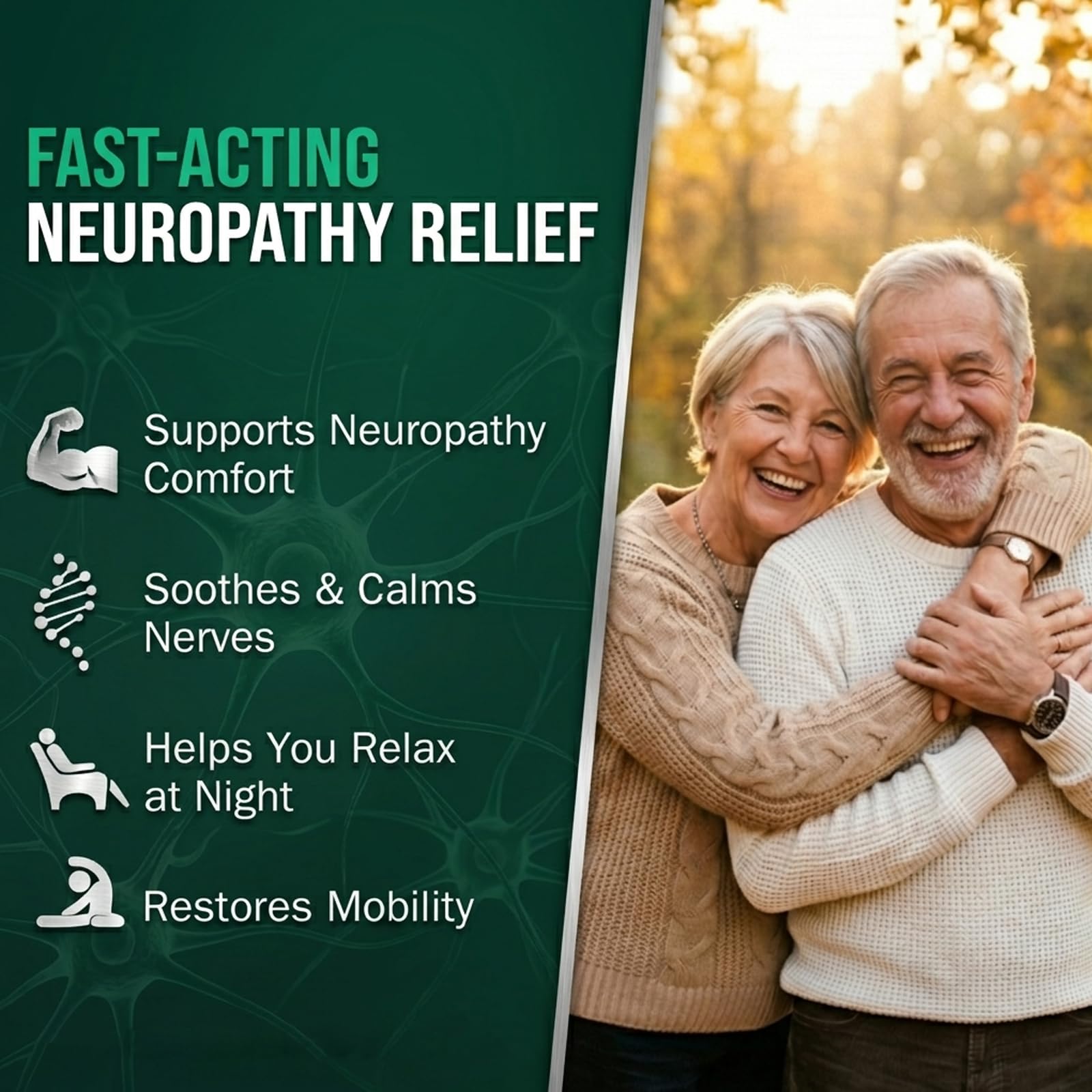 Neuropathy Pain Relief for Feet & Legs, Plant-Based Neuropathy Cream with Arnica, MSM & Vitamin B6 Soothing Formula, Fast-Acting Nerve Pain Relief Cream, Fast-Absorbing,Non-Greasy Daily Support-2.12OZ QQBBMZZ buy supplements canada
