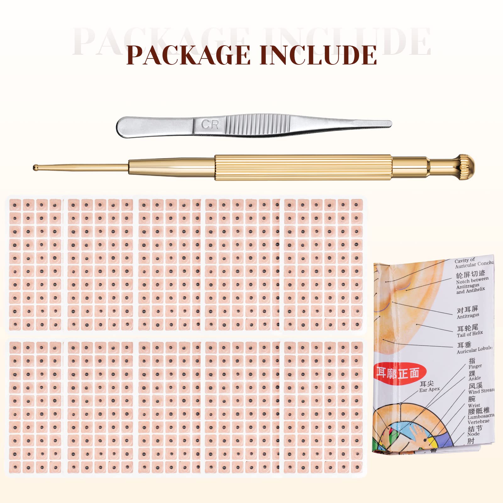 1200 Piece Acupressure Ear Beads Ear Counts Acupuncture Acupressure Tools Disposable Honoson buy supplements canada
