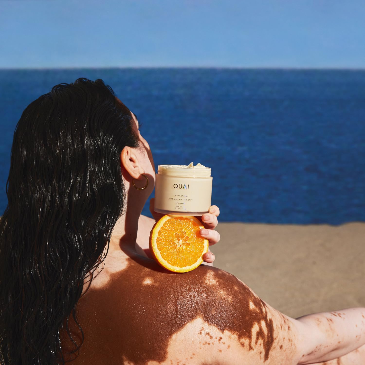 OUAI Body Cream, St. Barts - Hydrating Whipped Body Cream with Cupuaçu Butter, Coconut Oil and Squalane - Softens Skin and Delivers Healthy-Looking Glow - Sulfate-Free Skin Care (7.5 Oz) OUAI buy supplements canada