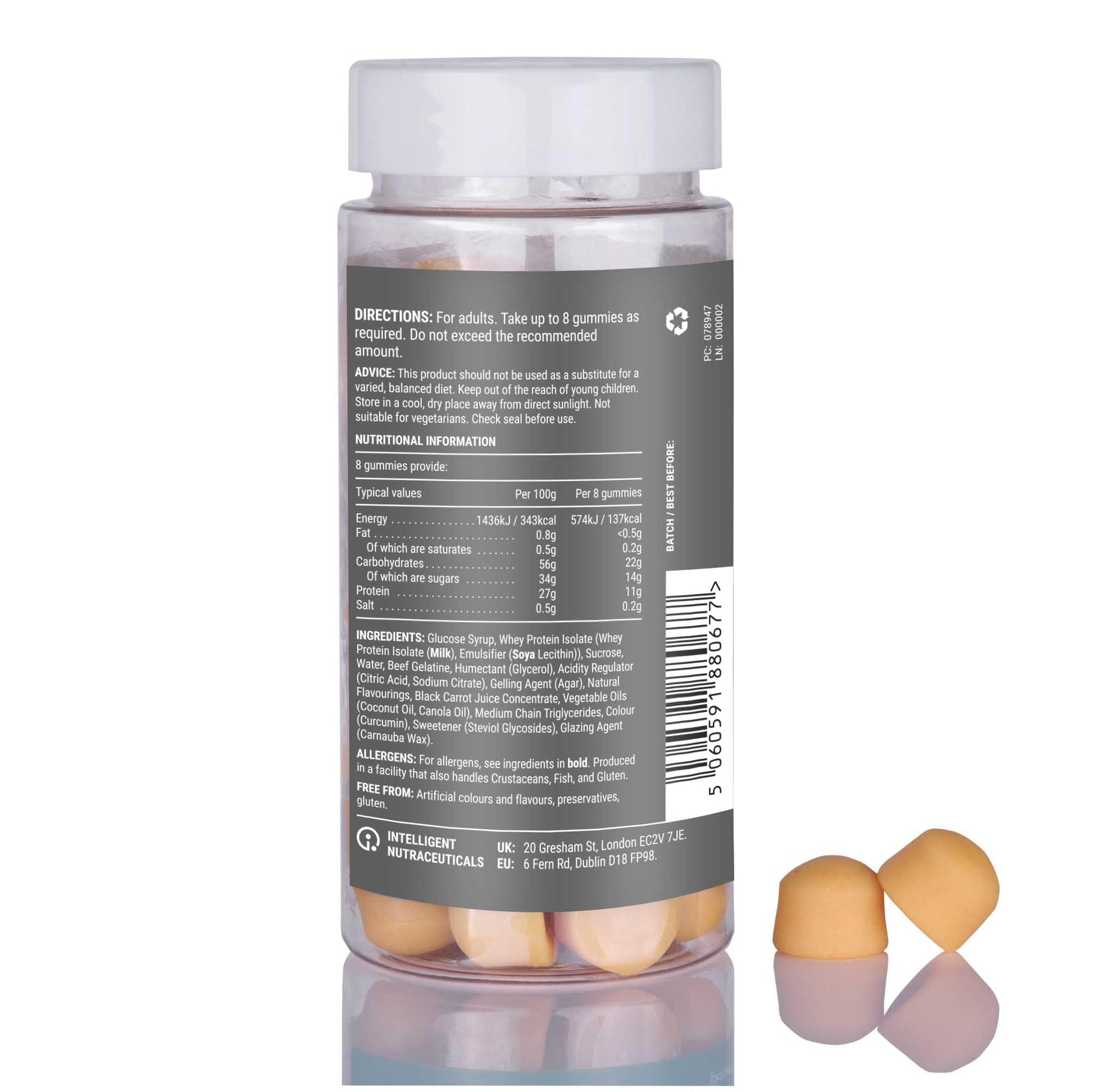 Protein 11g Gummies by Known Nutrition | Help Build and Maintain Healthy Muscle Mass Known buy supplements canada