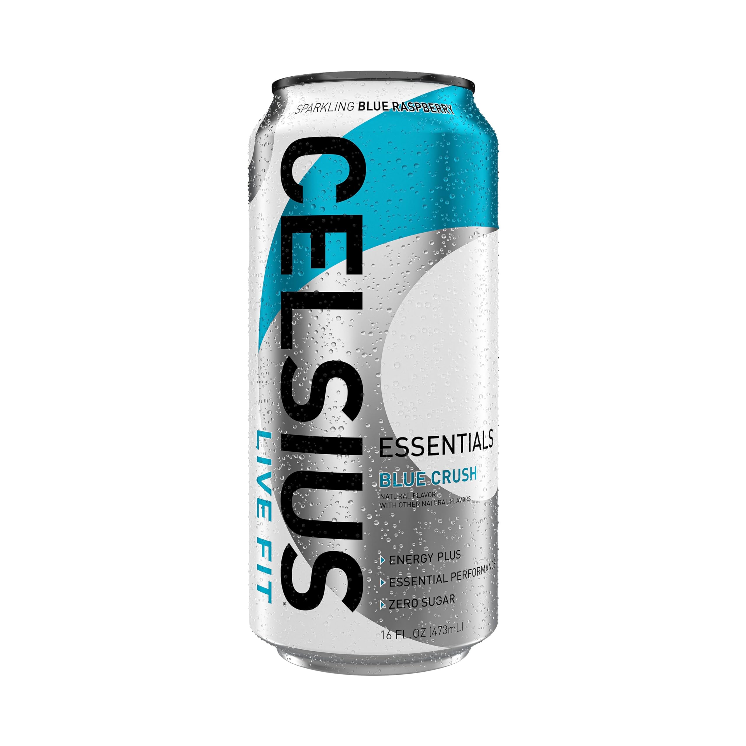 CELSIUS ESSENTIALS, Sparkling Blue Crush, Performance Energy Drink 16 Fl Oz (Pack of 12) CELSIUS buy supplements canada