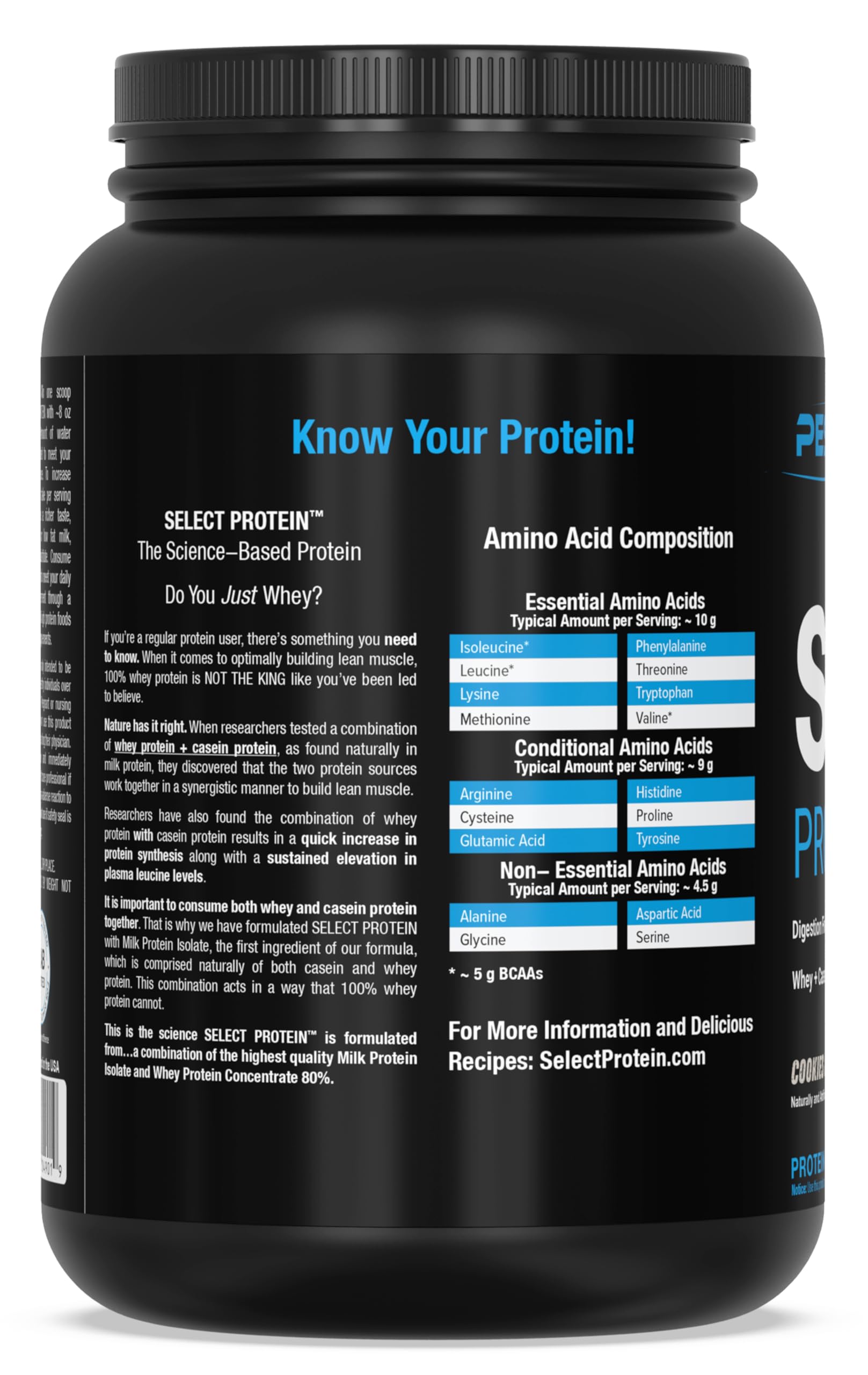 PEScience Select Protein, Cookies and Cream, 27 Serving, Premium Whey and Casein PEScience buy supplements canada