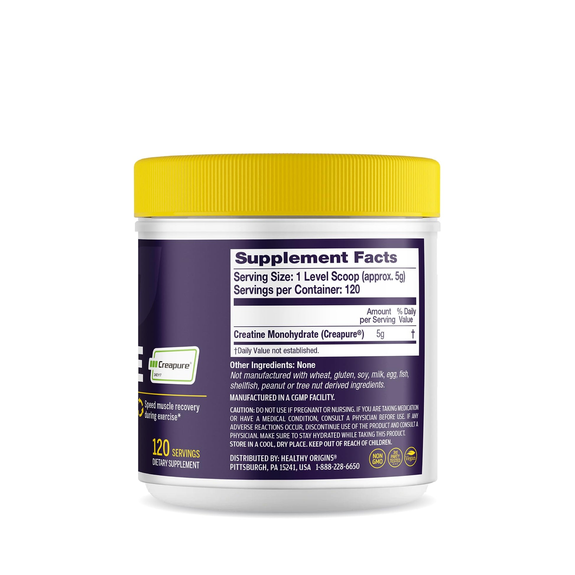 Healthy Origins® Performance Creatine with Creapure®, Unflavored Micronized Powder, Supports Muscle Function, Energy & Recovery, 21.2oz (600g), 120 Servings Healthy Origins buy supplements canada