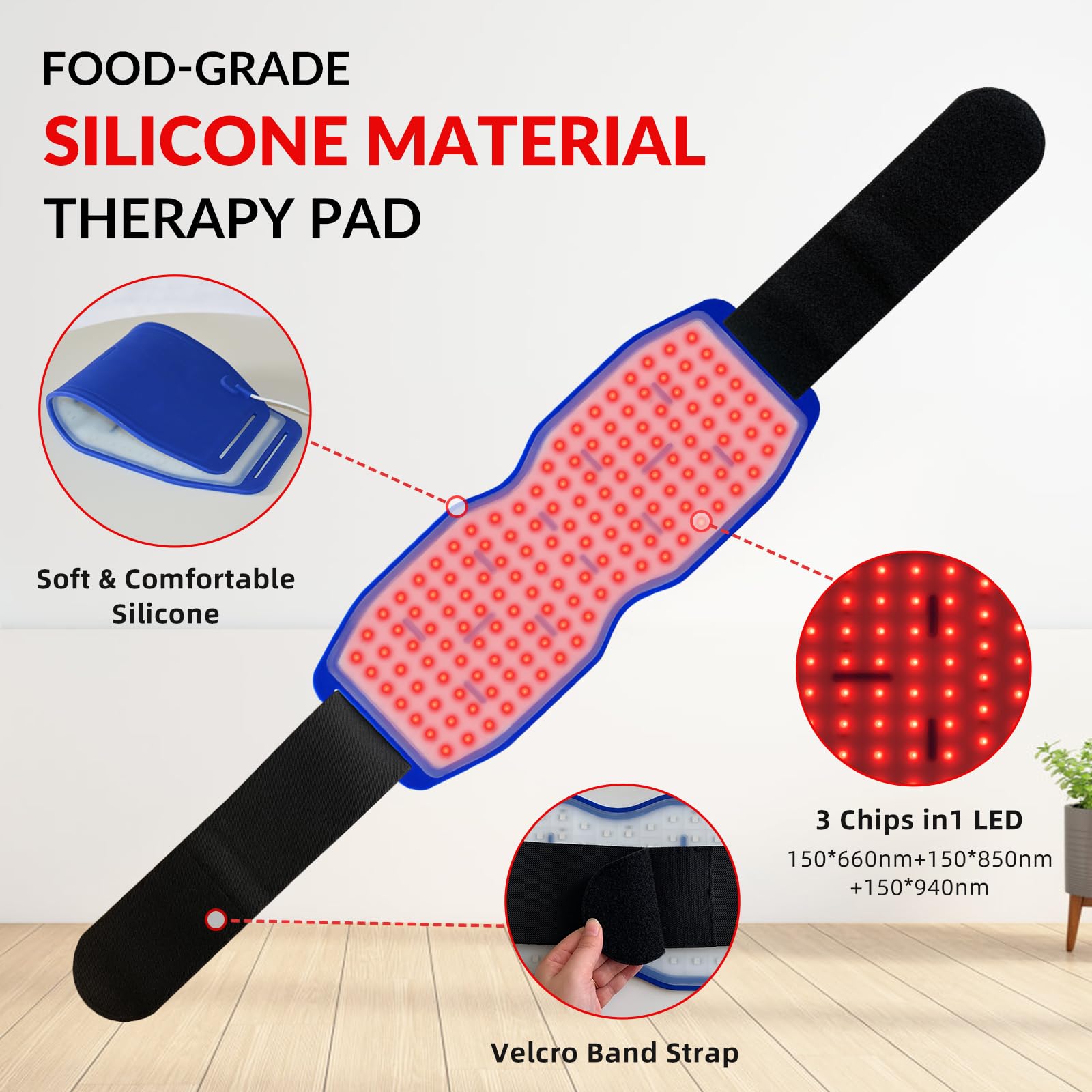 Yoveck Red Light Therapy Belt, Silicone Red Light Therapy Pad Near Infrared Light Therapy Yoveck buy supplements canada