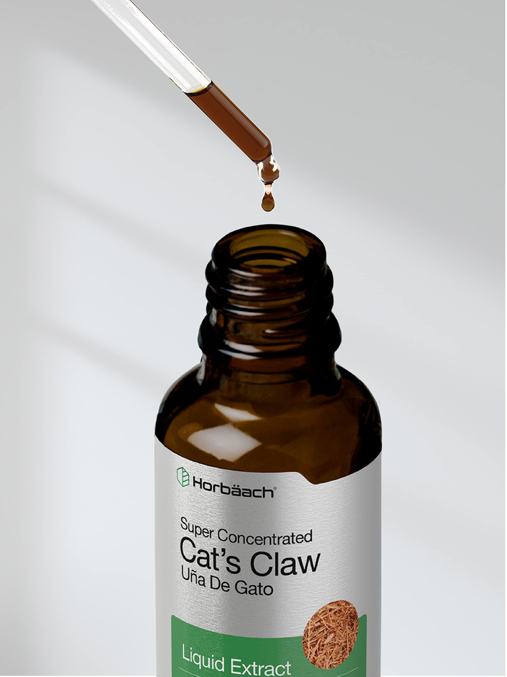 Cats Claw Herb Extract Tincture | 2 Fl Oz | Alcohol Free | Vegetarian, Non-GMO, Gluten Horbäach buy supplements canada