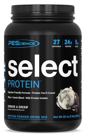 PEScience Select Protein, Cookies and Cream, 27 Serving, Premium Whey and Casein PEScience buy supplements canada