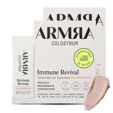 ARMRA Colostrum Powder | Vine Watermelon | Gut Health & Bloating | Skin & Hair | Immunity | Keto, Gluten & Fat-Free | 60 Servings ARMRA buy supplements canada
