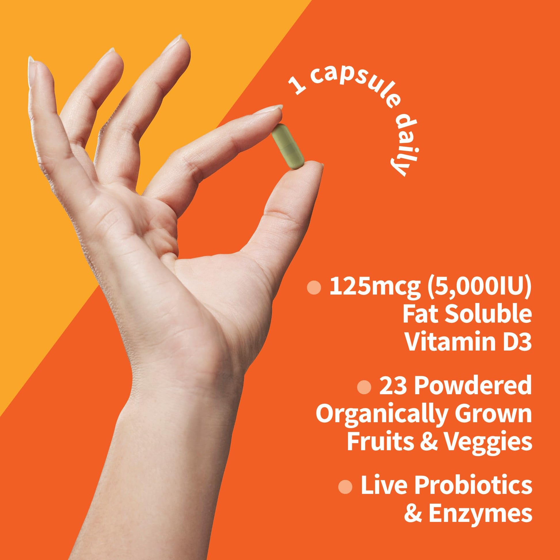 Garden of Life Vitamin D3 5000 IU, Raw Whole Food Supplements with Chlorella, Fruit, Veggies & Probiotics for Bone & Immune Health Garden of Life buy supplements canada