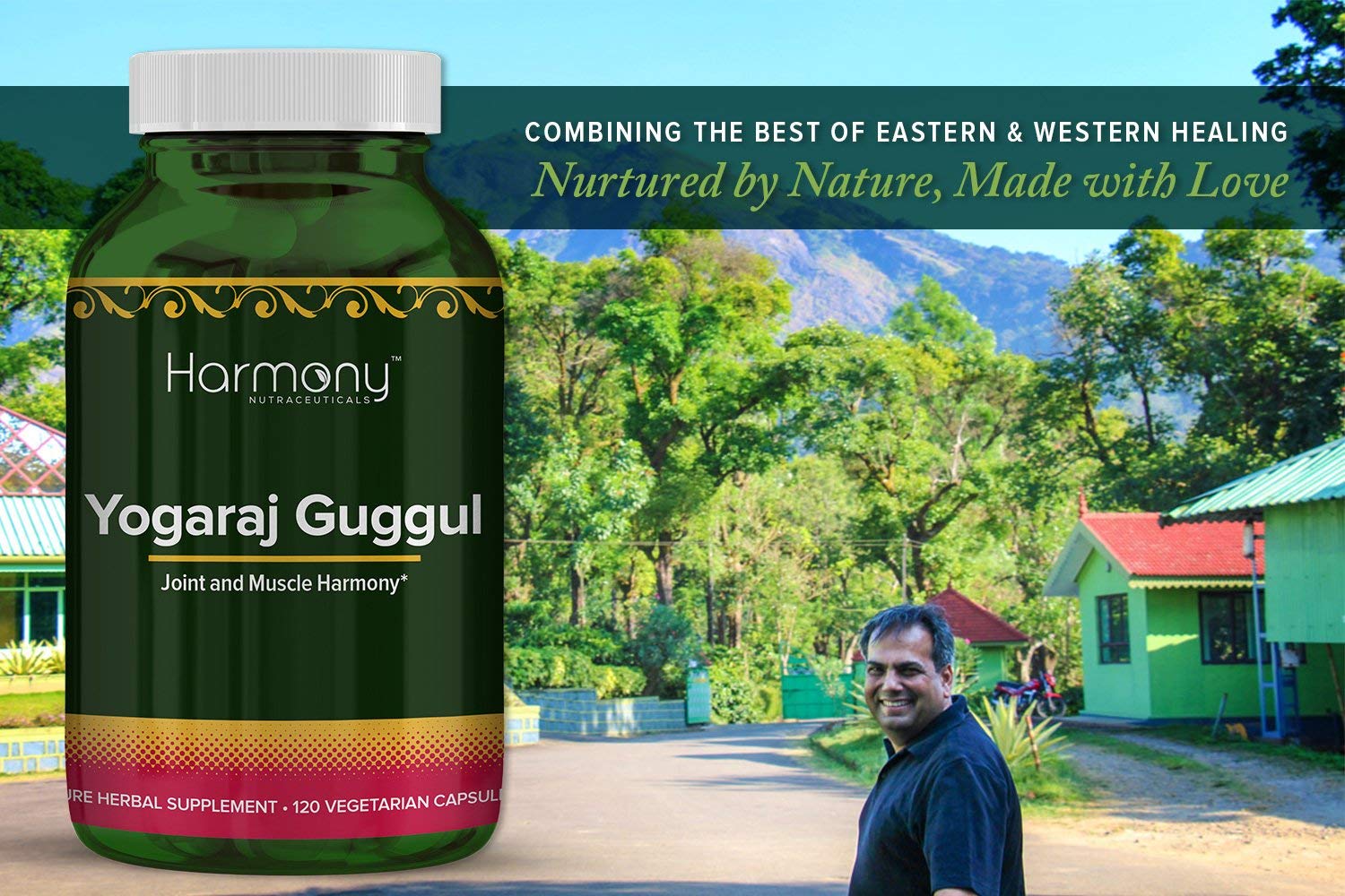 Harmony Nutraceuticals Yogaraj Guggulu - Organic - 120 Capsules - Ayurvedic Herbs for Pain in The Muscles, Nerves & Joints Harmony Nutraceuticals buy supplements canada