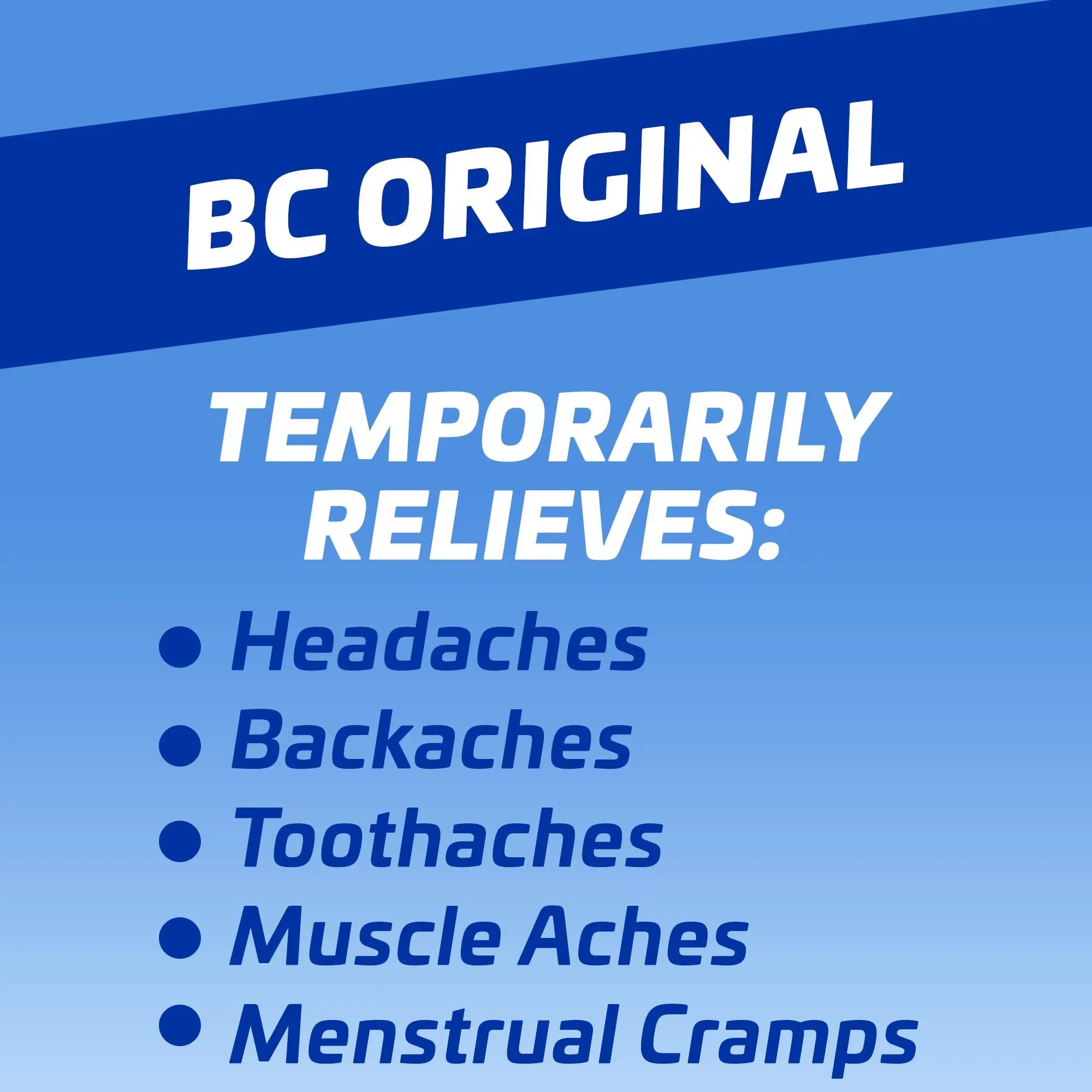 BC Powder Original Strength Pain Reliever, 24 Powder Sticks, 36 Units Display BC buy supplements canada