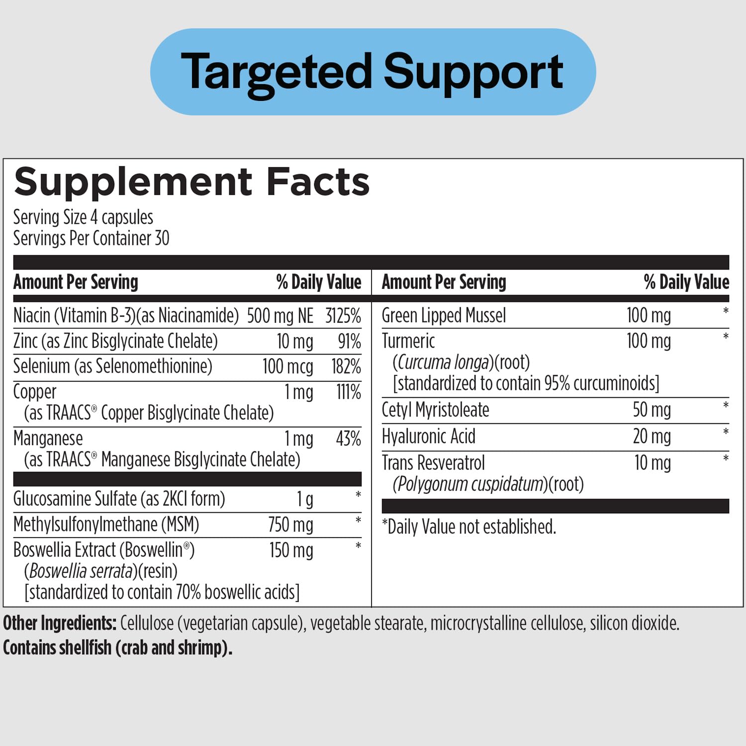 PureFormulas Joint Care + - Premium Joint Support Supplement with Hyaluronic Acid, Glucosamine, MSM, Green Lipped Mussel, Turmeric & More - Non-GMO Formula for Adults (120 Capsules) PureFormulas buy supplements canada