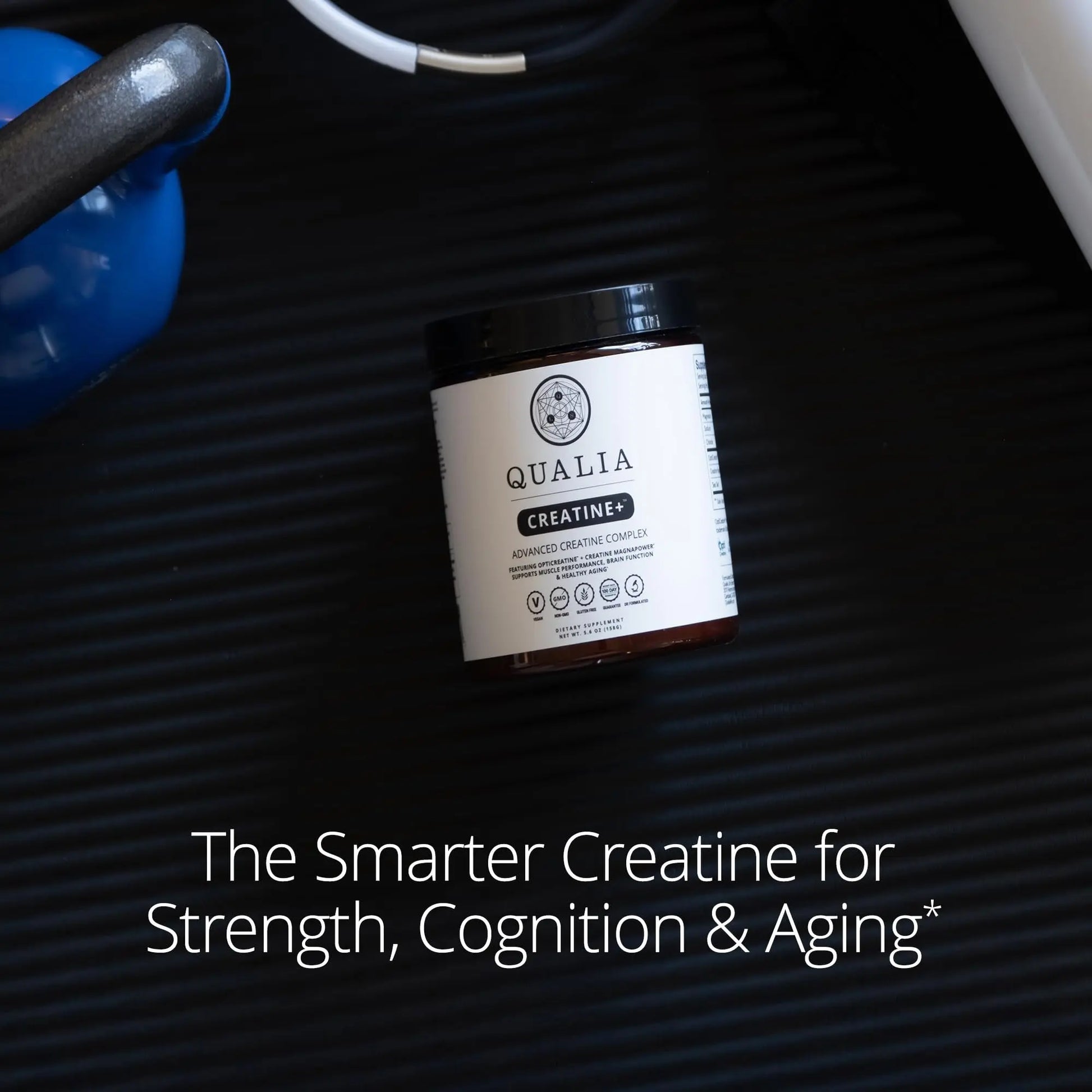 Qualia Creatine | Advanced Creatine Complex | 2 Sources + Magnesium | Optimized Absorption | Muscle Performance, Brain Function, & Healthy Aging (30 Servings) QUALIA LIFE SCIENCES buy supplements canada