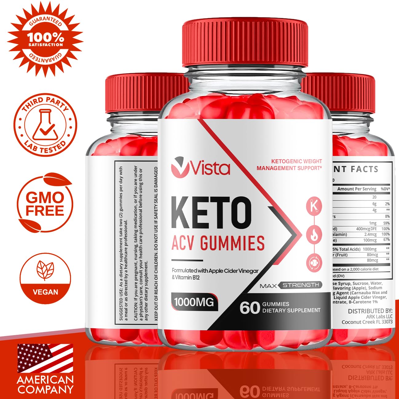 Vista Keto ACV Gummies, Vista Keto ACV Gummies Advanced Weight Loss 1000MG Ark Labs buy supplements canada