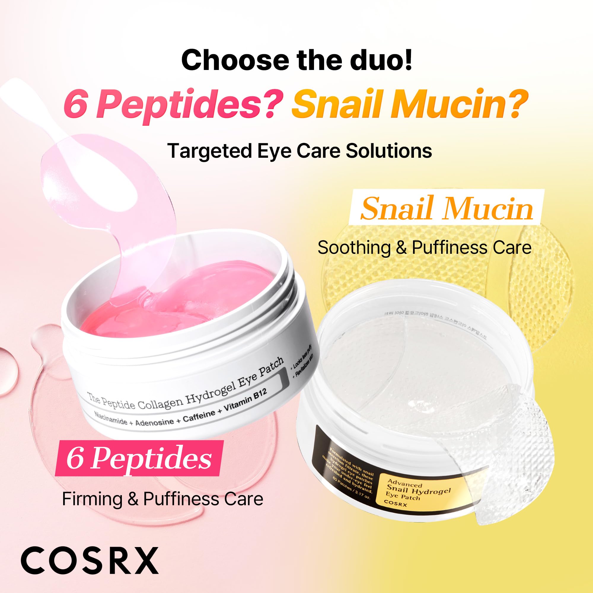 COSRX Snail Mucin Peptide Under Eye Cream, 0.84 fl oz, 73.7% Snail Mucin and Niacinamide, Eye Care COSRX buy supplements canada