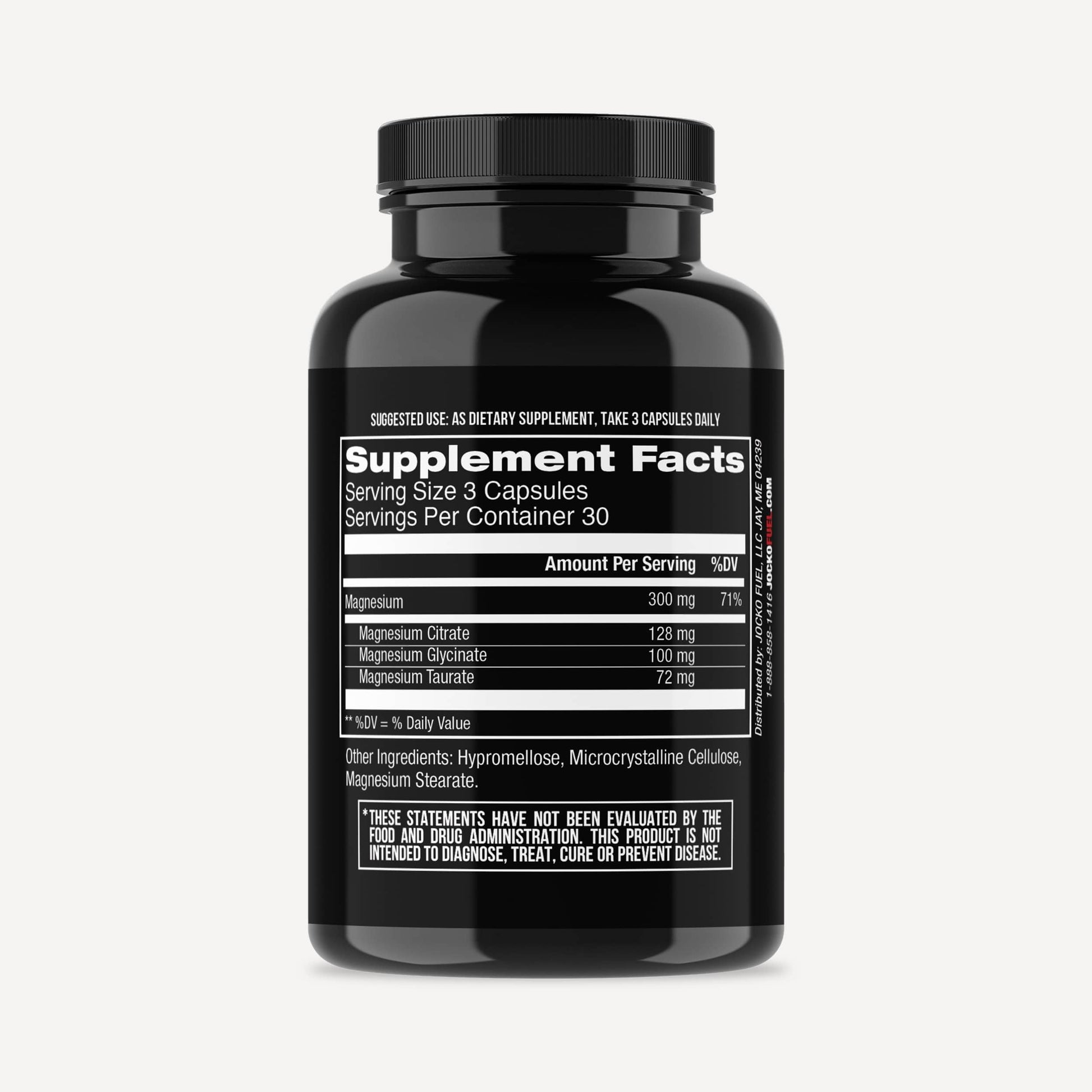 Jocko Fuel Magnesium Complex Supplement - Magnesium Glycinate, Citrate, & Taurate Capsules Dietary Supplement for Muscle Recovery & Relaxation, Heart, Nerve, Bone Support, & Sleep 30-Day Supply Jocko Fuel buy supplements canada