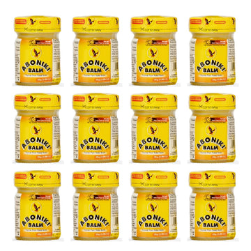 Aboniki Powerful Topical Pain Relief Balm with Natural Ingredients | Fast-Acting Soothing Relief for Joints & Muscle Pain, Soreness, Cramps | Long Lasting Full Body Rub (12 Plastic Jars) Aboniki buy supplements canada