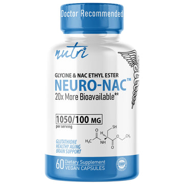 Neuro NAC Supplement N-Acetyl Cysteine Ethyl Ester - 20x More Bioavailable Than NAC 600 mg - Boost Glutathione 10x More Than Liposomal Glutathione Nature's Fusions buy supplements canada