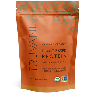 Truvani Organic Vegan Protein Powder Pumpkin Spice - 20g of Plant Based Protein Truvani buy supplements canada