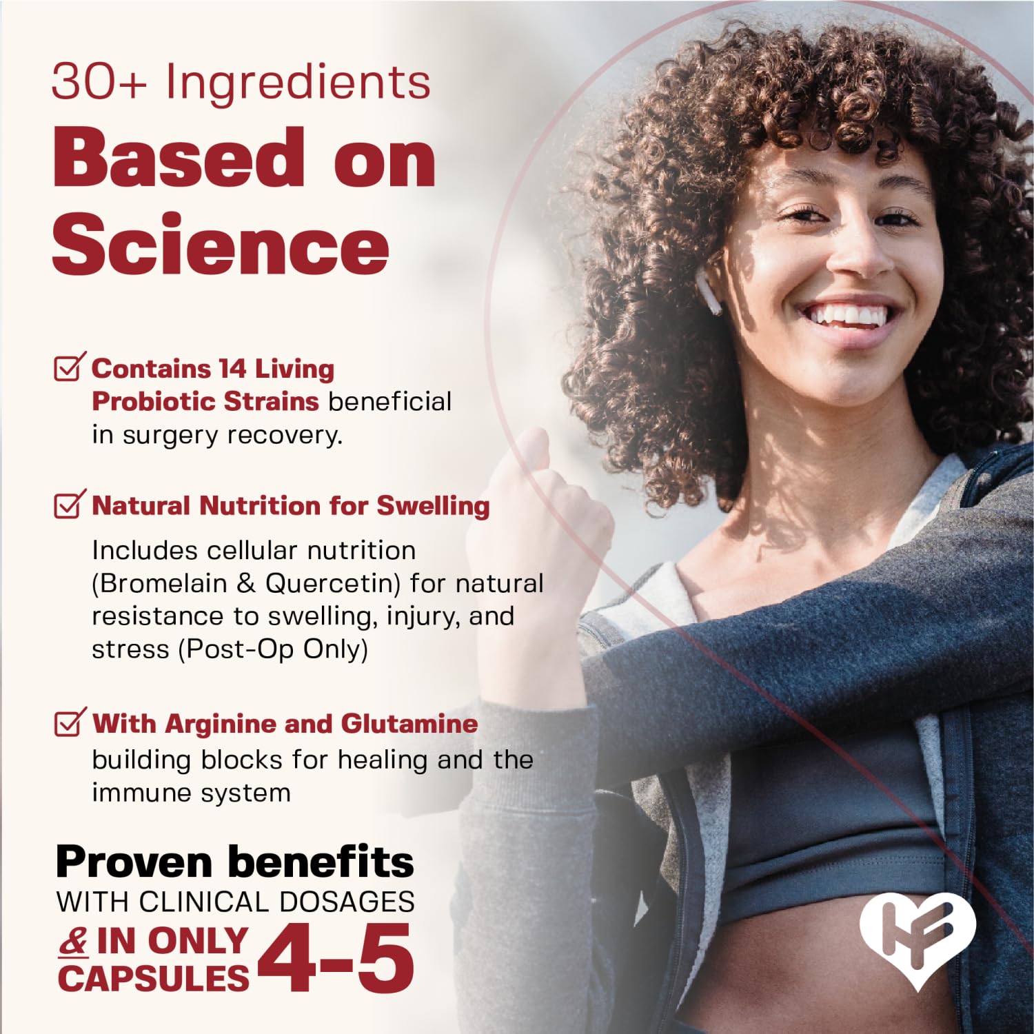 HealFast Complete Surgery & Injury Recovery Supplement: for Wound, Scar Treatment & Bruising w/Vitamins, Bromelain, Quercetin & Probiotics (Pre+Post Op) HealFast buy supplements canada