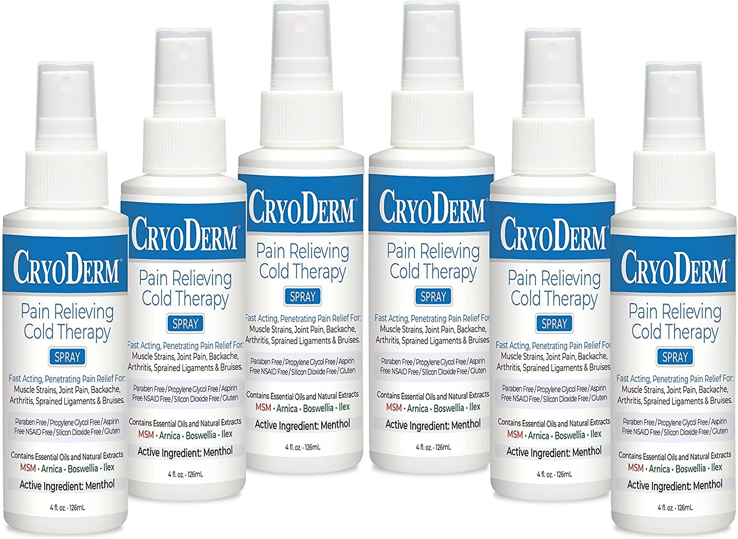 CryoDerm 4 oz Spray Cold Therapy (6 Pack) CryoDerm buy supplements canada
