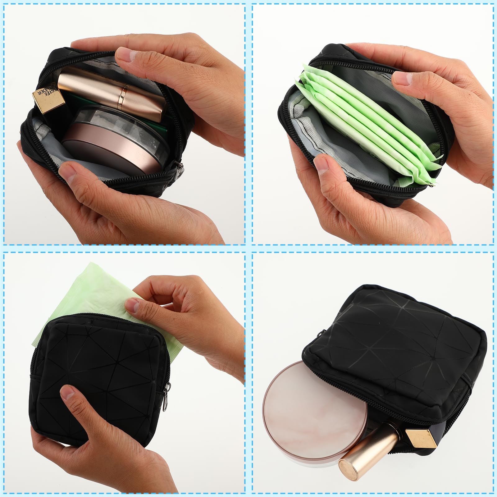 Ouligay Period Bag Sanitary Napkin Storage Bag Tampon Bag Tampon Pad Holder for Purse Menstrual Pad Ouligay buy supplements canada