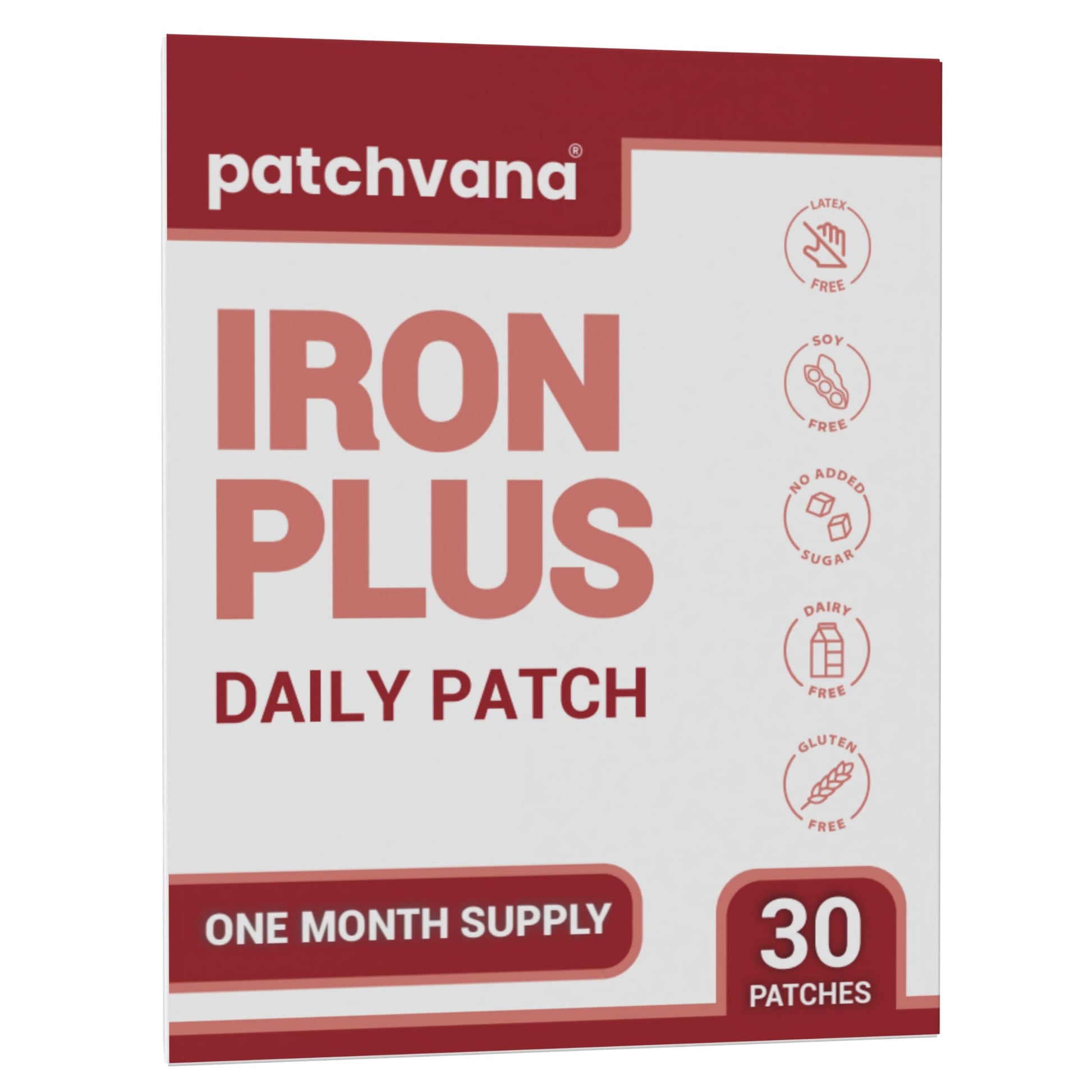 Patchvana Iron Plus Patch for Women & Men, 1 Month Supply, 30 Patches Patchvana buy supplements canada