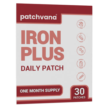Patchvana Iron Plus Patch for Women & Men, 1 Month Supply, 30 Patches Patchvana buy supplements canada