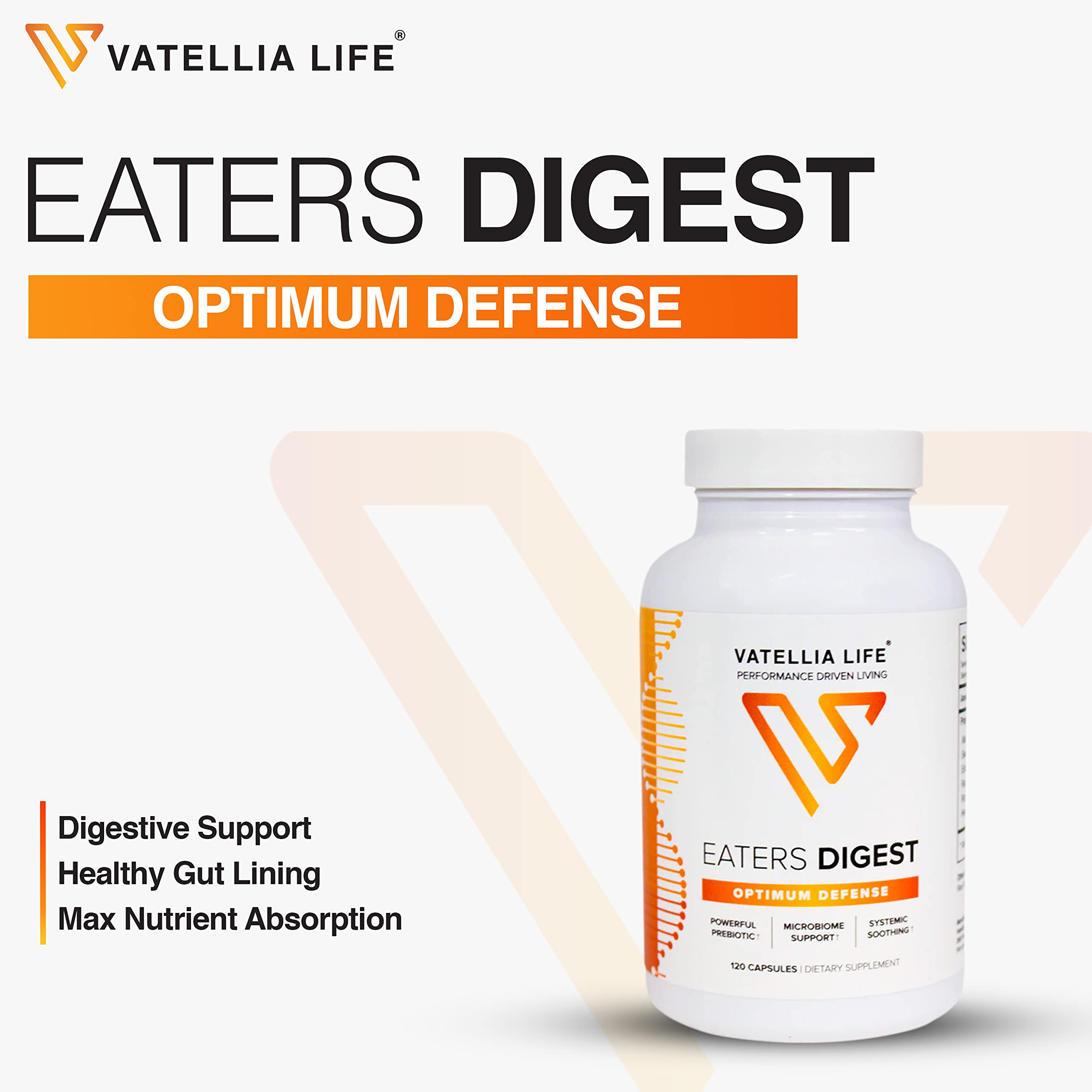 Vatellia Life New from Eaters Digest | Prebiotic | Probiotic | Digestive Support | Gut Soothing | Healthy Gut Lining | Max Nutrient Absorption Vatellia Life buy supplements canada