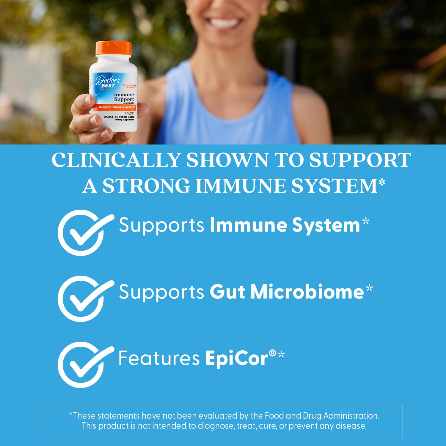 Doctors Best Immune Support Postbiotic, Supports Immune Function, Non-GMO, Gluten Free, Vegan 60 Veggie Caps Doctor's BEST buy supplements canada