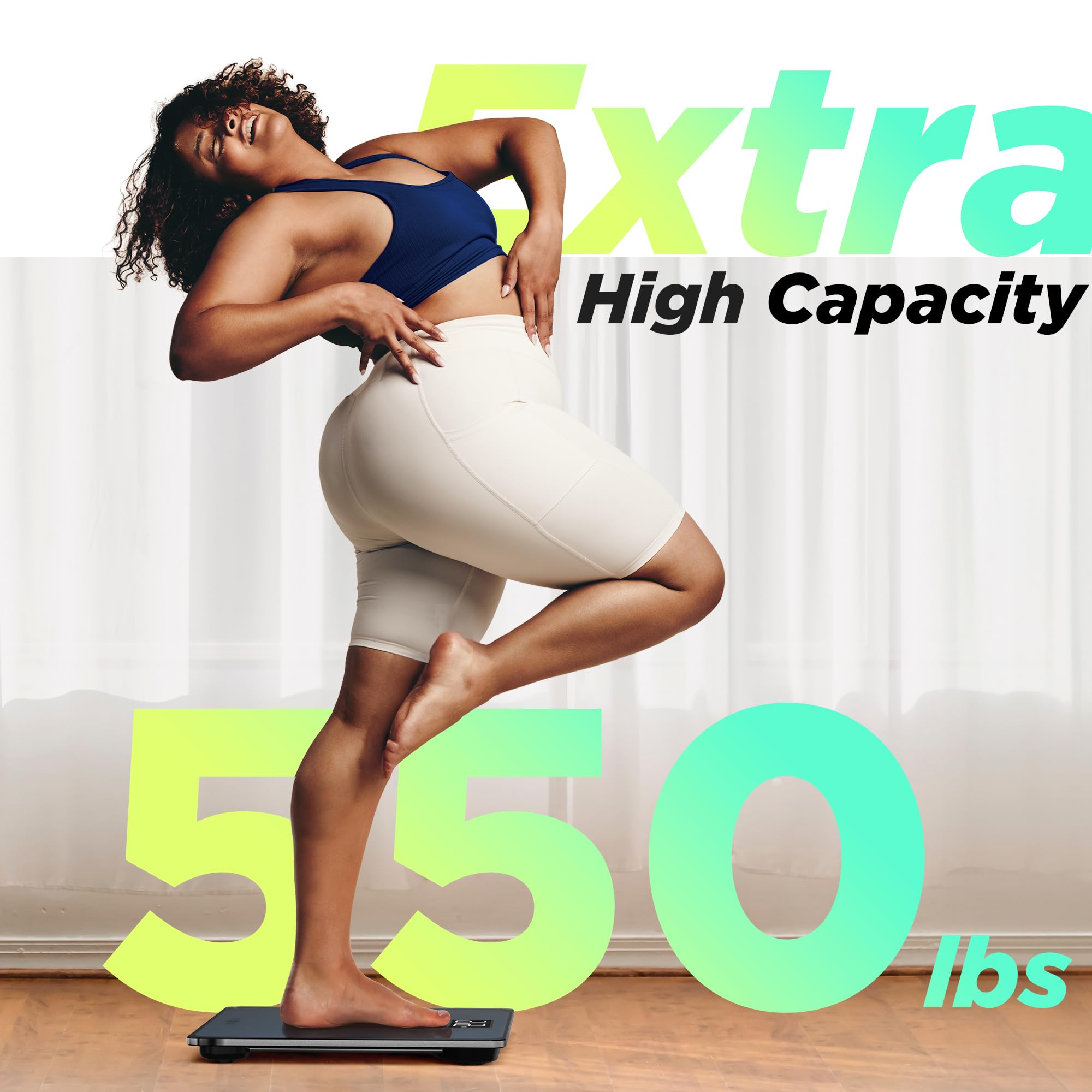 RunSTAR 550lb Bathroom Digital Scale for Body Weight with Ultra-Wide Platform and Large runstar buy supplements canada