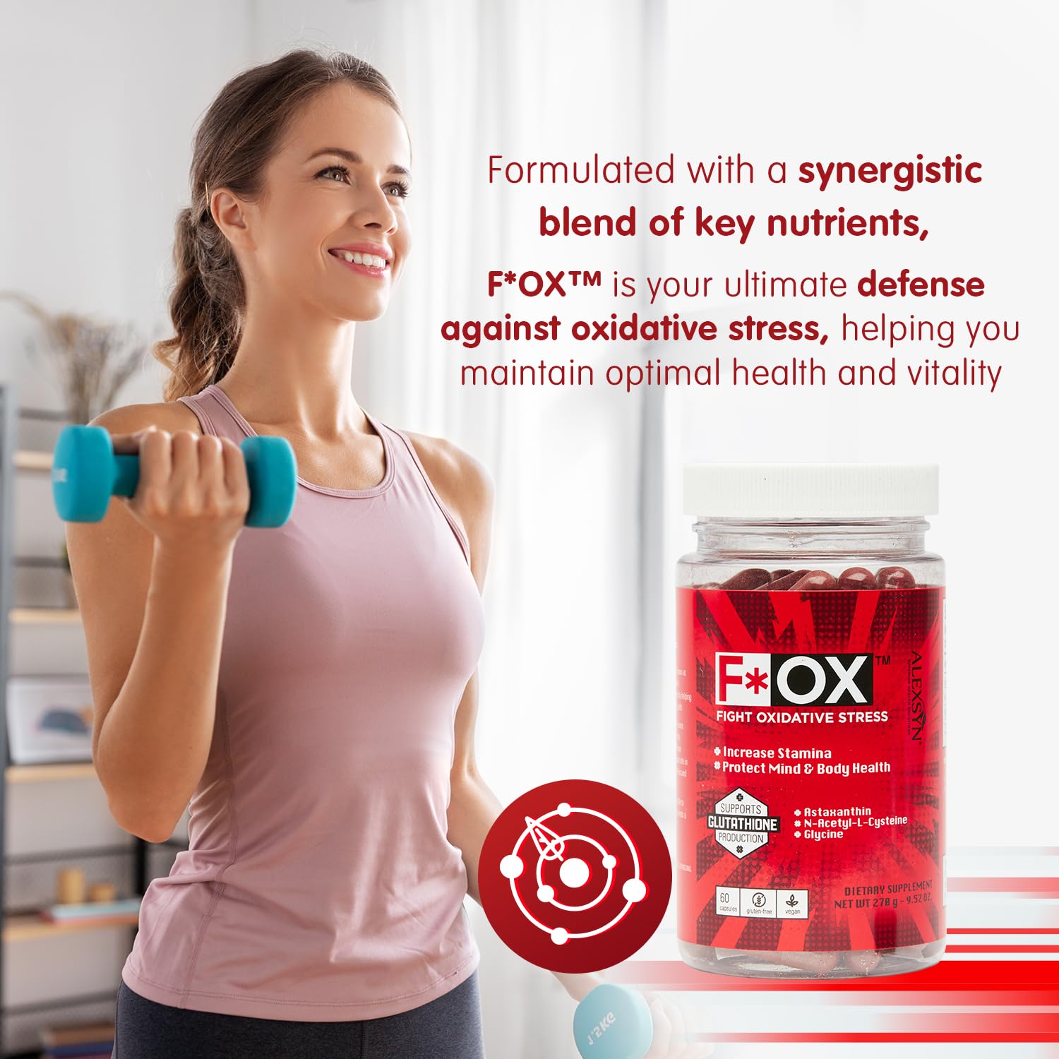 Alexsyn Antioxidant Support Formula – Concentrated Vegan & Gluten-Free Capsules – Helps Defend Against Oxidative Stress and Maintain Daily Vitality – 60 Capsules Alexsyn buy supplements canada