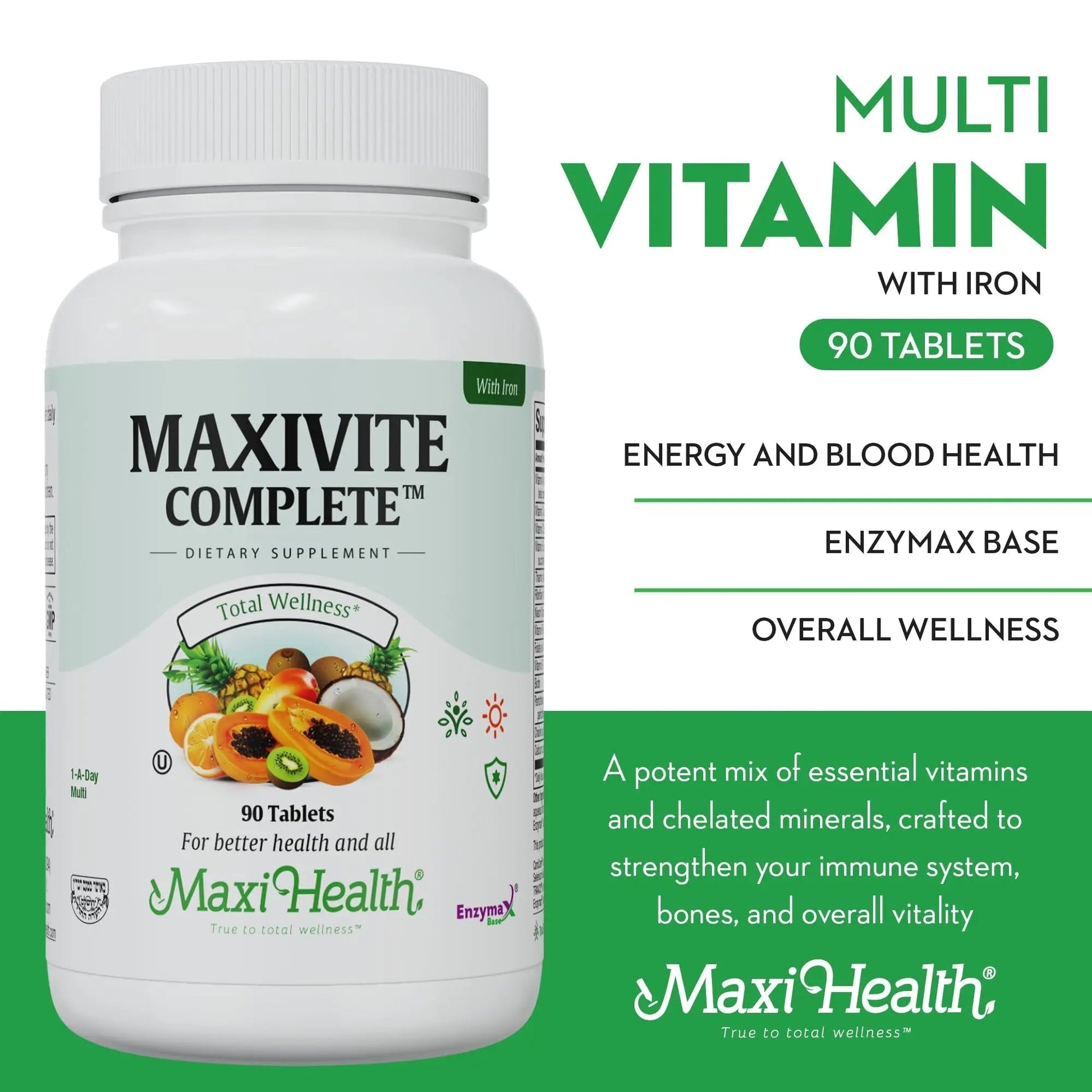 Maxi Health Complete Once Daily Vitamins for Men & Women - Multivitamin for Women & Men Maxi Health buy supplements canada