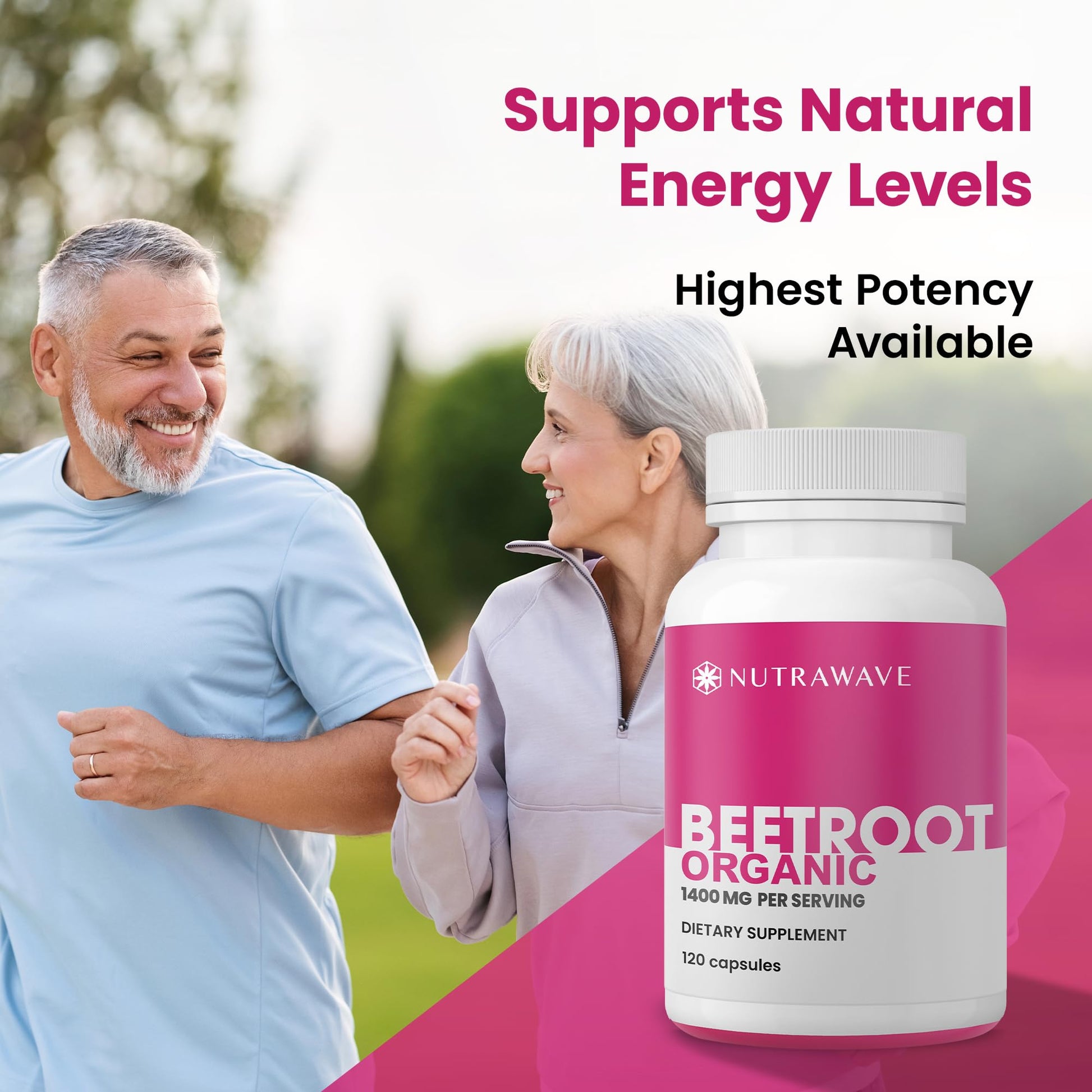 Nutra Wave 1400mg Organic Beet Root Capsules Per Serving – Nitric Oxide Booster for Men – Supports Blood Pressure, Energy, Circulation & Heart Health – Non-GMO, Vegan – 120 Capsules / 60 Day Supply Nutra Wave buy supplements canada