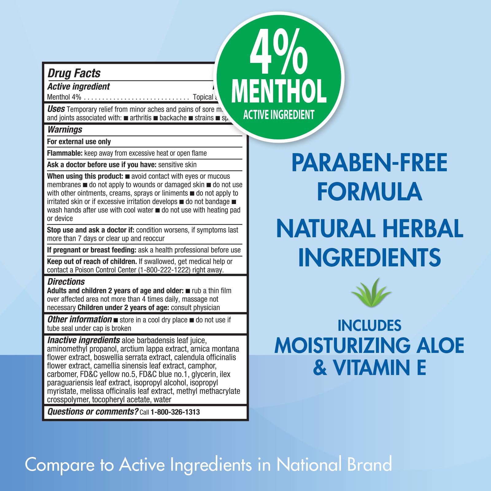 HealthWise Soothing Cold Therapy Gel | 4% Menthol | Vanishing Scent | 3.0 Oz | Arthritis Pain Relief | Topical Analgesic HealthWise buy supplements canada