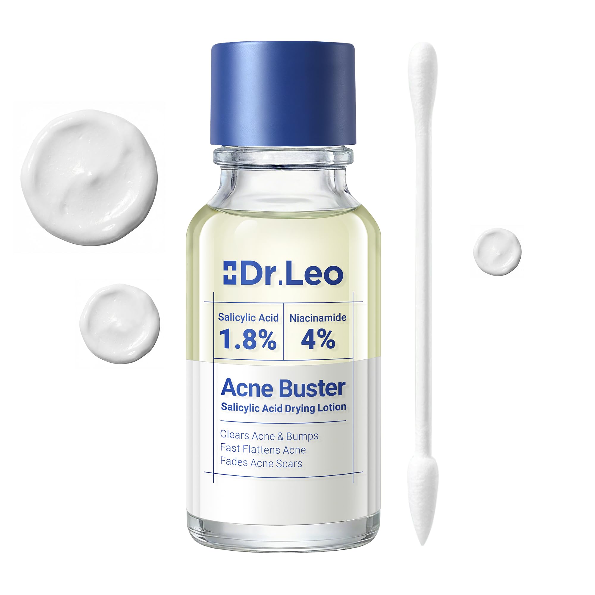 Dr.Leo 1.8% Salicylic Acid Spot Serum, Acne Treatment for Acne-Prone Sensitive Skin | Niacinamide, Fast Pimple Relief, Fades Acne Marks Dr.Leo buy supplements canada