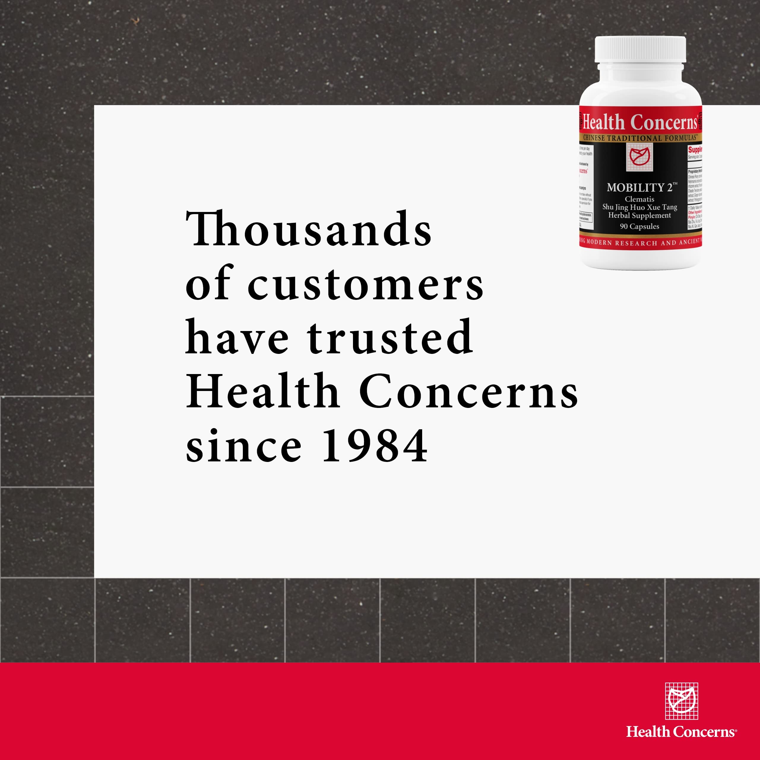 Health Concerns Mobility 2 – Joint Health Support Supplement for Men & Women – Chinese Herbal Circulation Support – Natural Joint & Muscle Aid – Herbal Extracts – 90 Capsules Health Concerns buy supplements canada