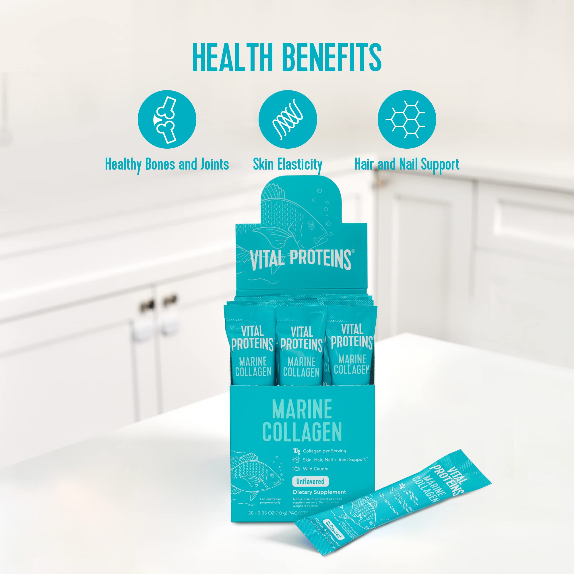 Vital Proteins Unflavored Marine Collagen 20 Pack, 0.35 OZ Vital Proteins buy supplements canada